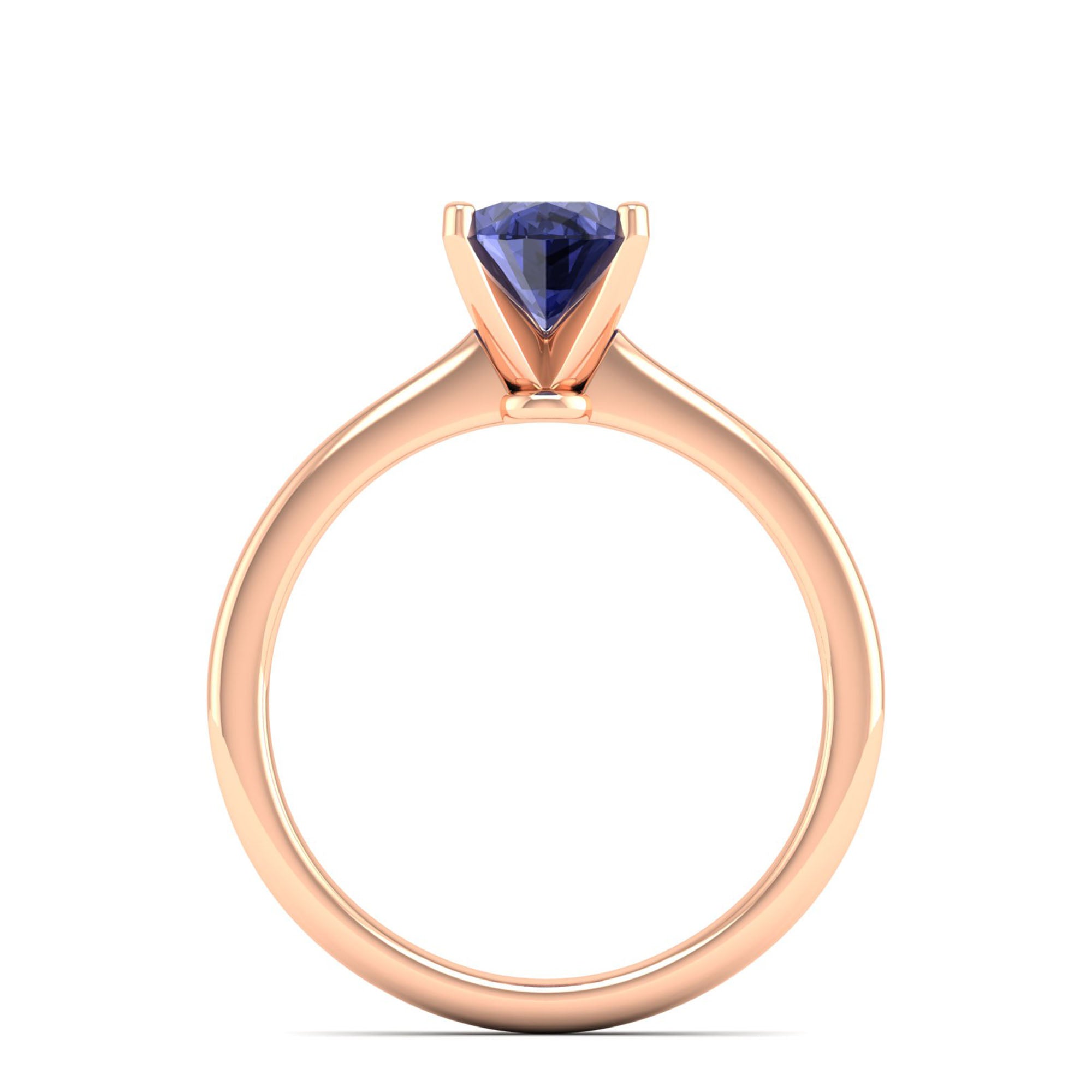 Celestar Classic Oval Tanzanite Solitaire Ring-1.5 Carat