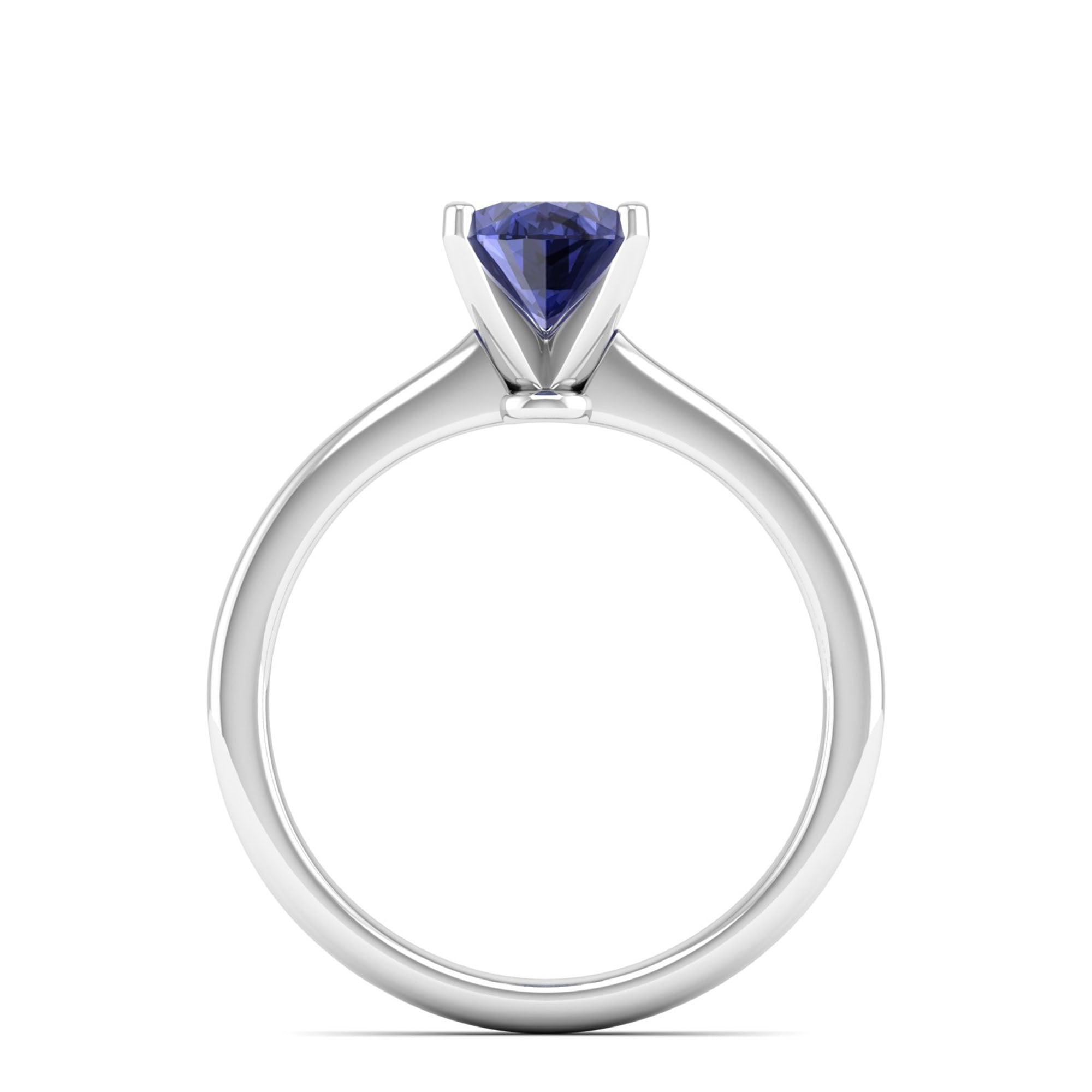 Celestar Classic Oval Tanzanite Solitaire Ring-1.5 Carat