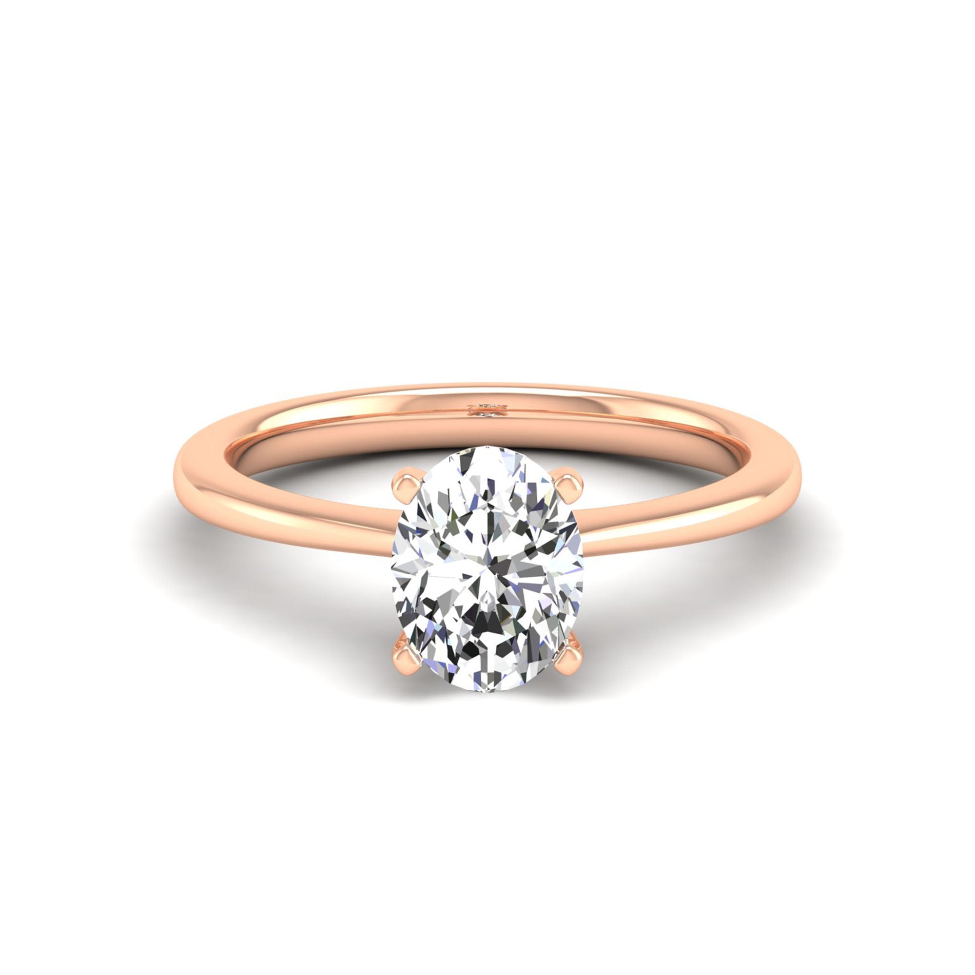 Celestar Classic Oval Solitaire Ring-1.5 Carat