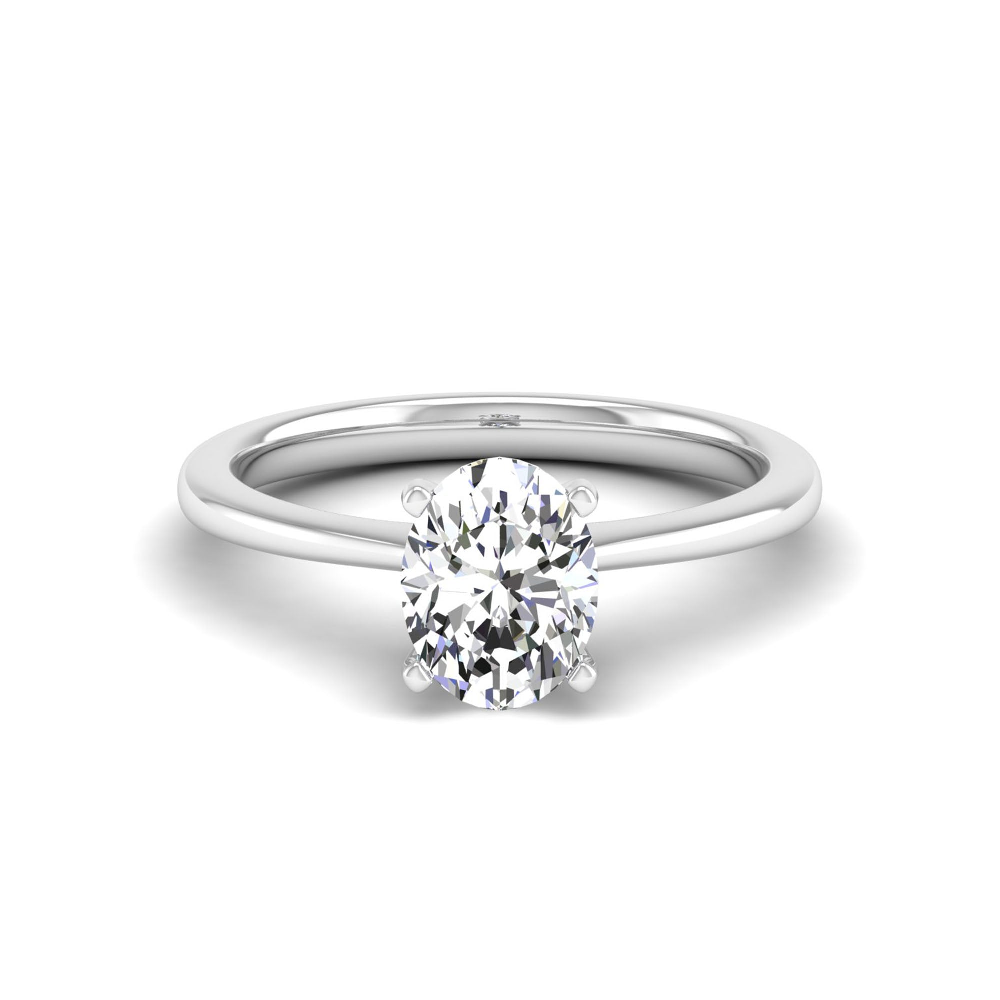 Celestar Classic Oval Solitaire Ring-1.5 Carat