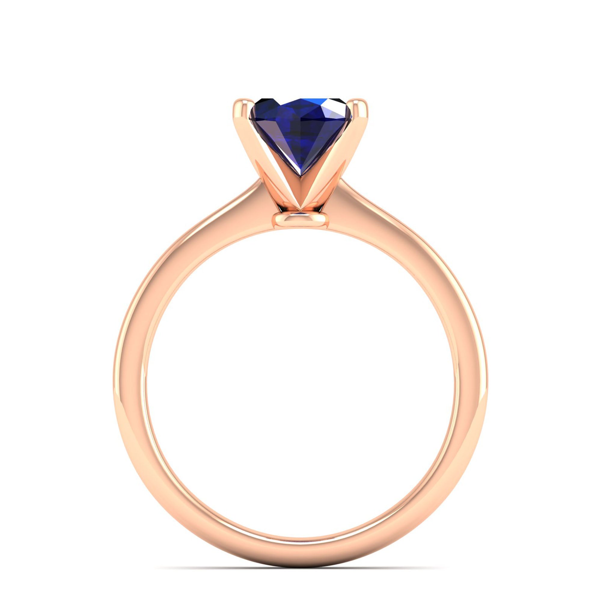 Celestar Classic Oval Sapphire Solitaire Ring 2.0 Carat