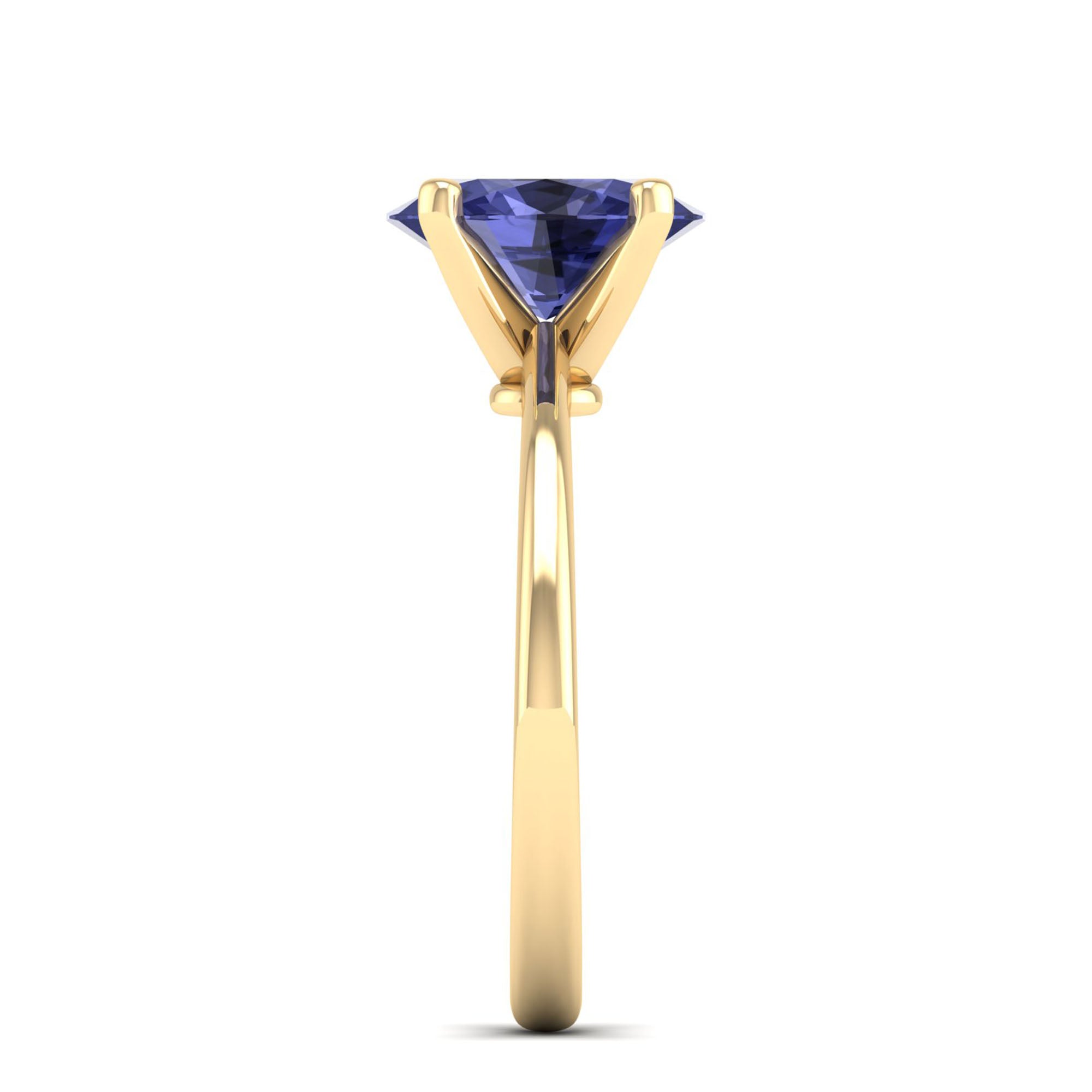 Celestar Classic Oval Tanzanite Solitaire Ring 2.0 Carat
