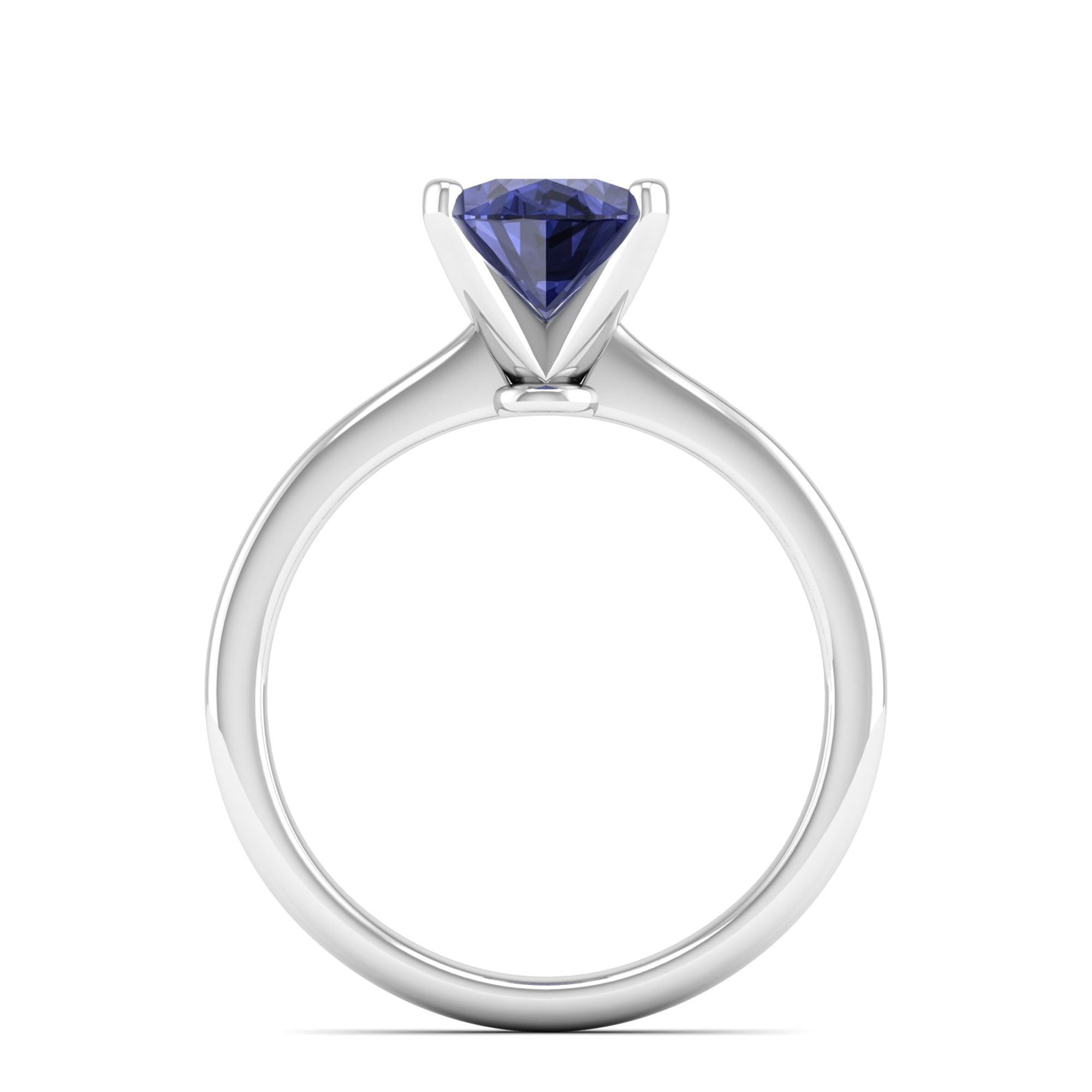 Celestar Classic Oval Tanzanite Solitaire Ring 2.0 Carat