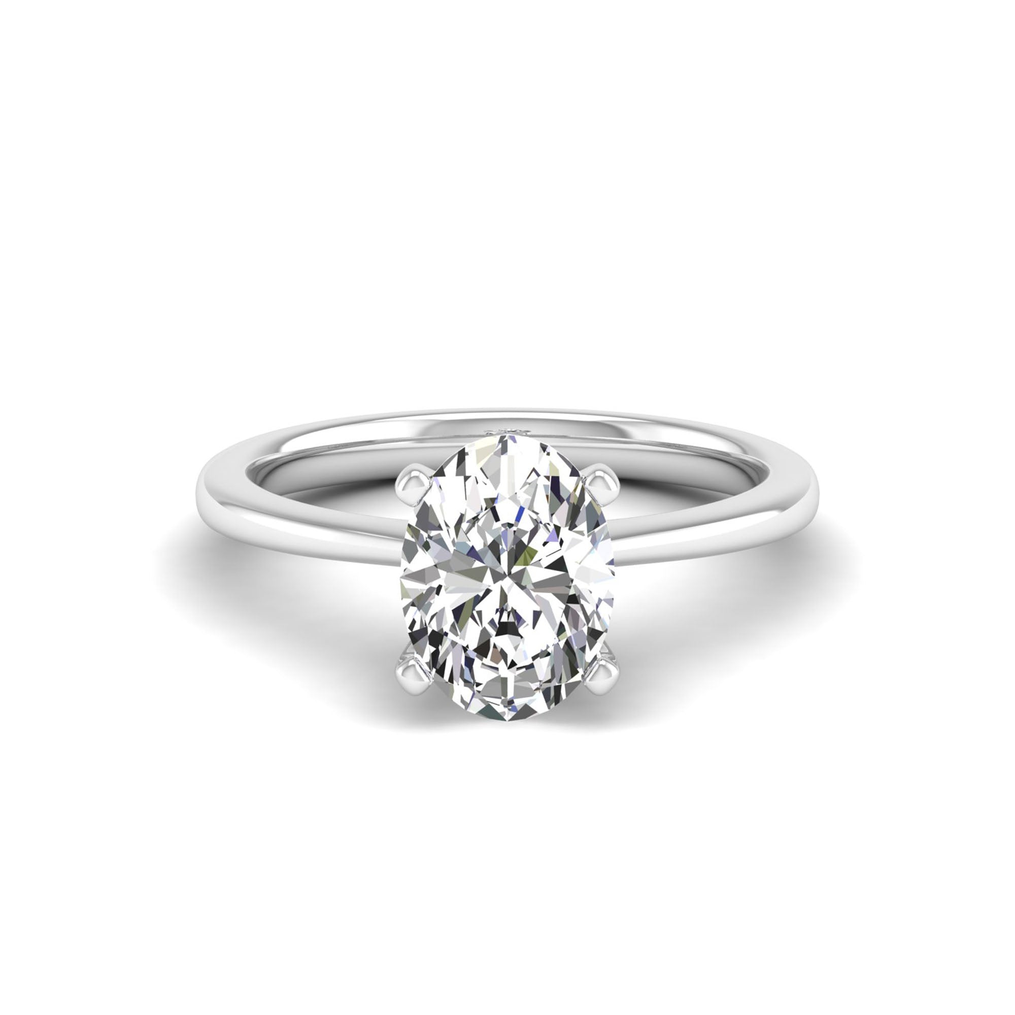 Celestar Classic Oval Solitaire Ring 2.0 Carat