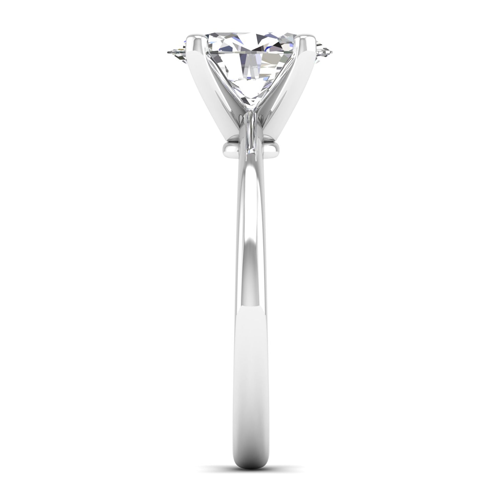 Celestar Classic Oval Solitaire Ring 2.50 Carat
