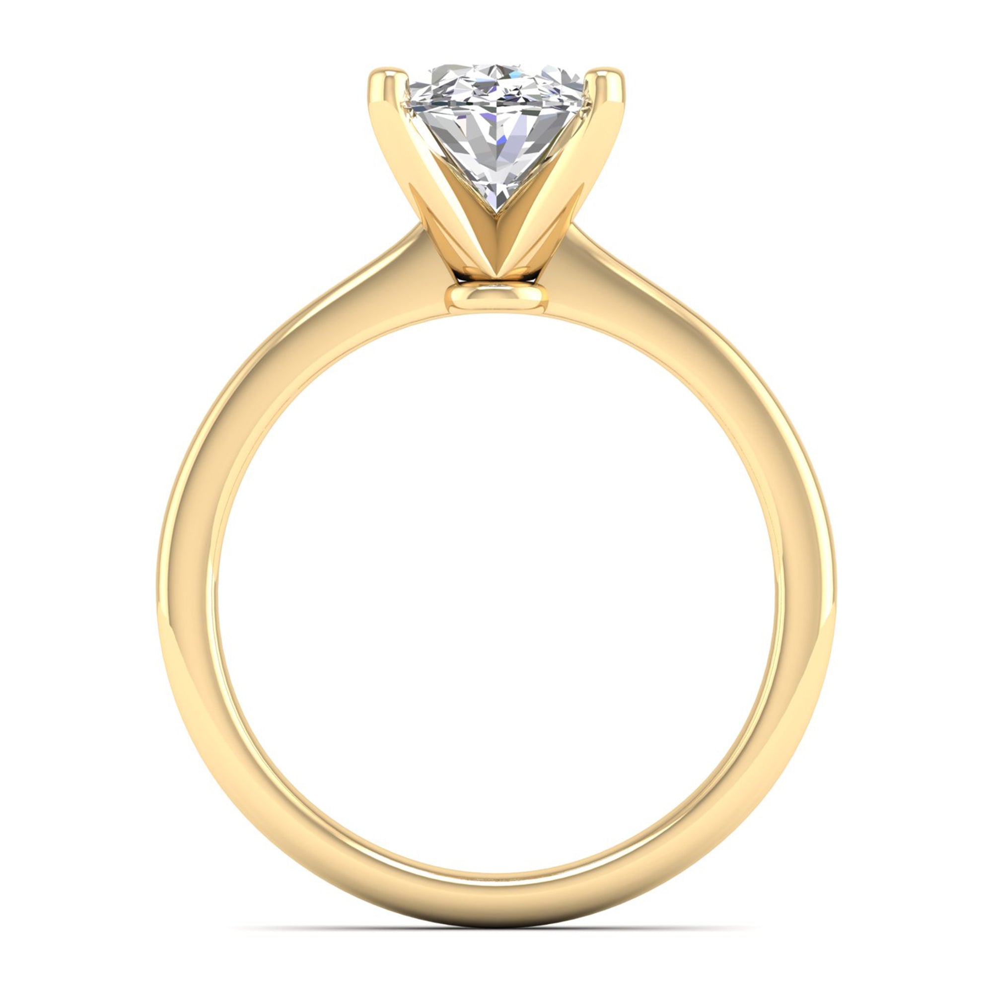 Celestar Classic Oval Solitaire Ring 2.50 Carat