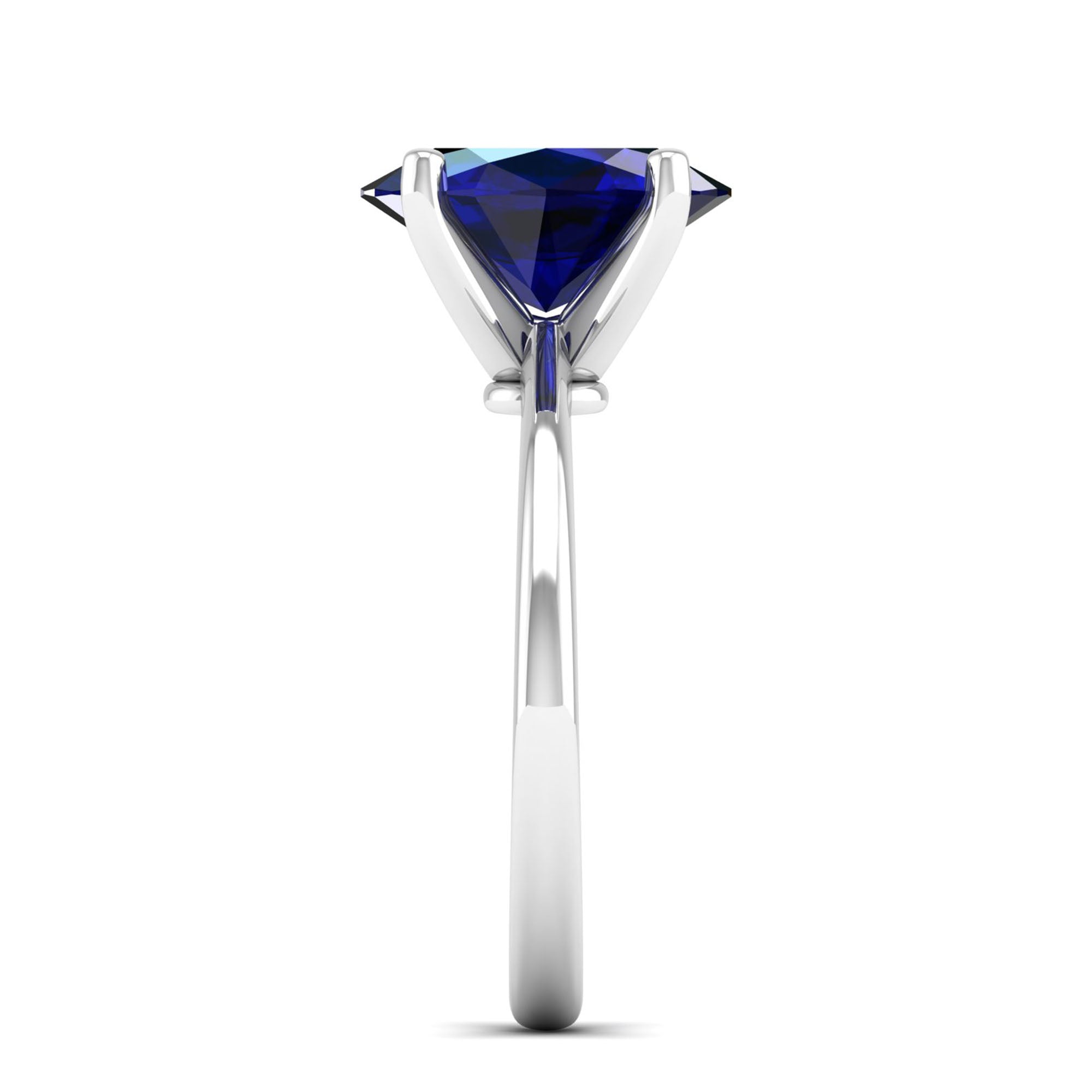 Celestar Classic Oval Sapphire Solitaire Ring – 3.0 Carat