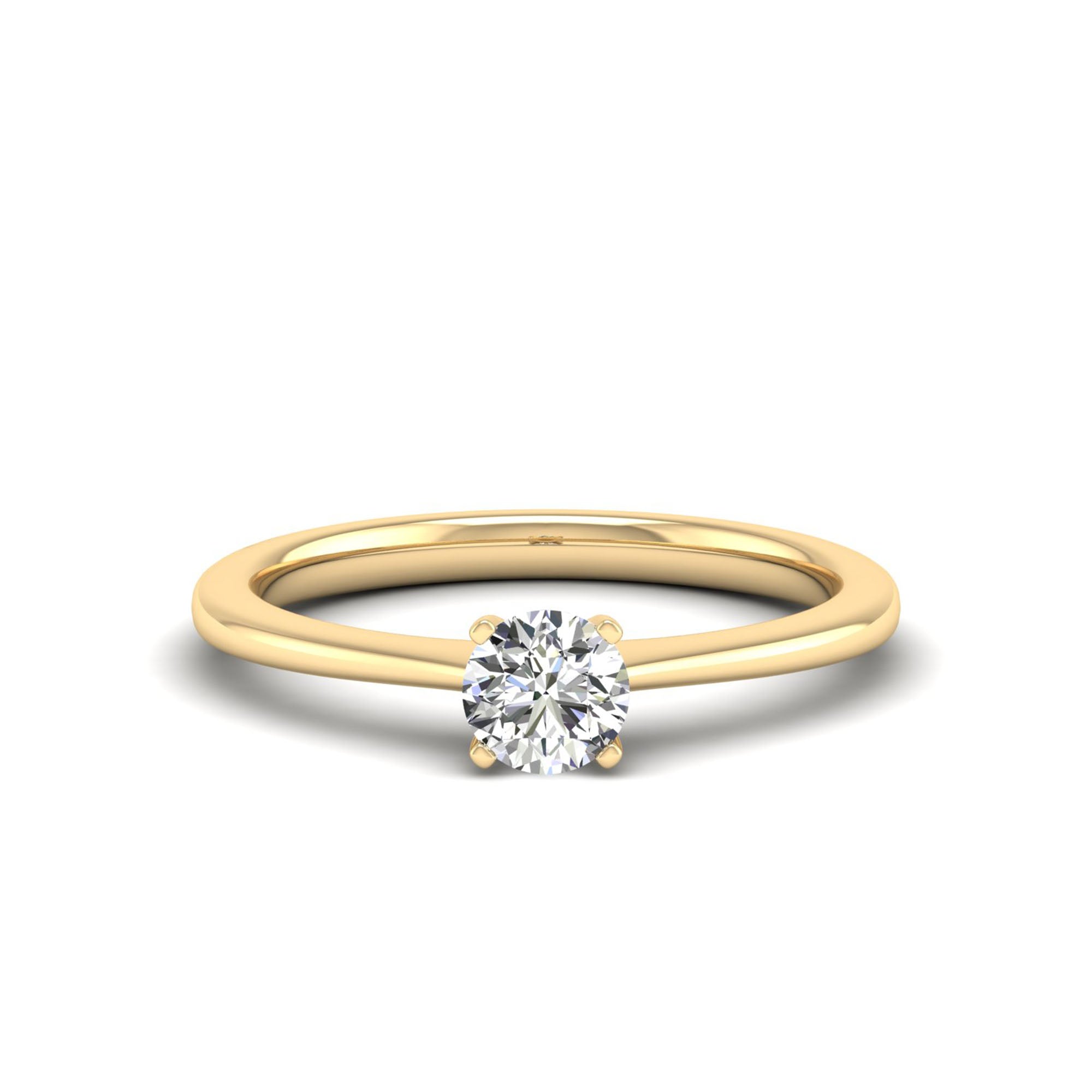 Celestar Classic Round Solitaire Ring 0.50 Carat