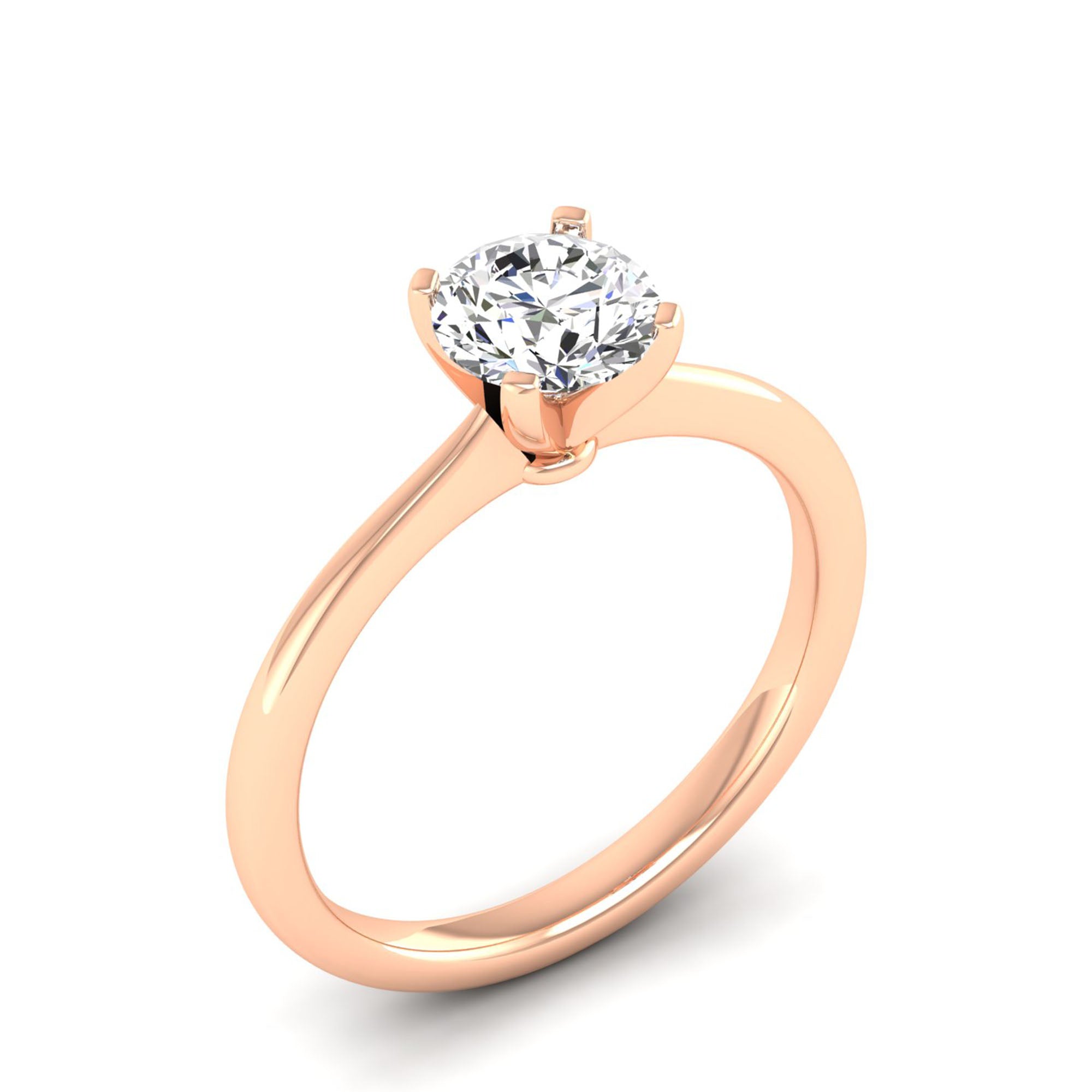 Celestar Classic Round Solitaire Ring 1.0 Carat