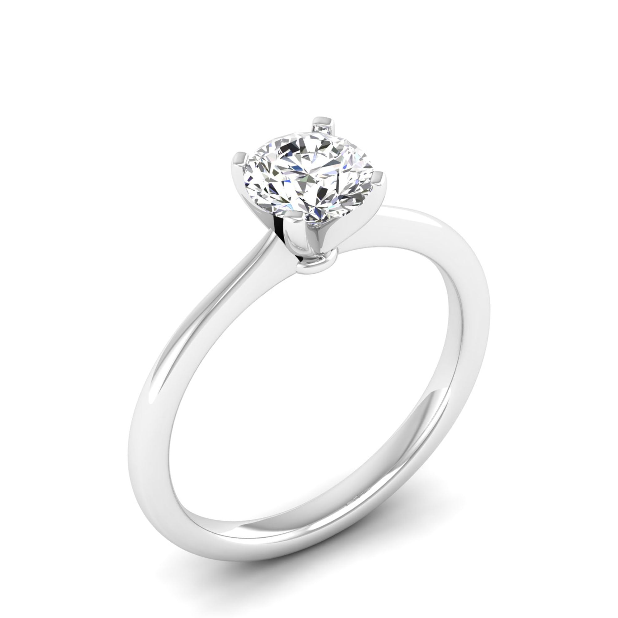 Celestar Classic Round Solitaire Ring 1.0 Carat