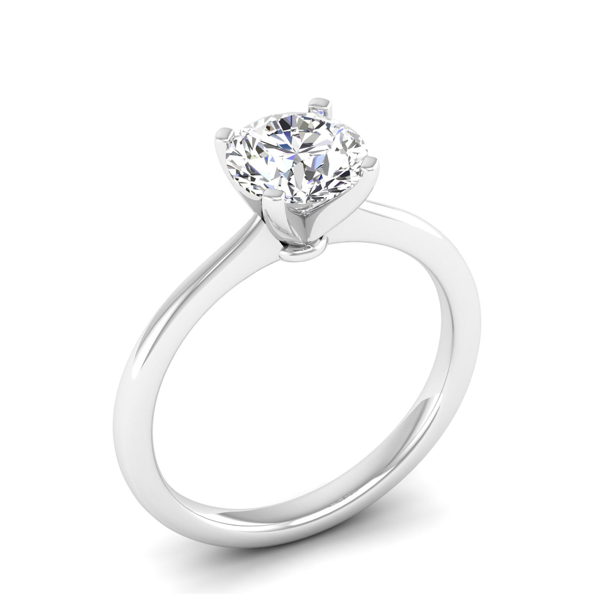 Celestar Classic Round Solitaire Ring 1.50 Carat