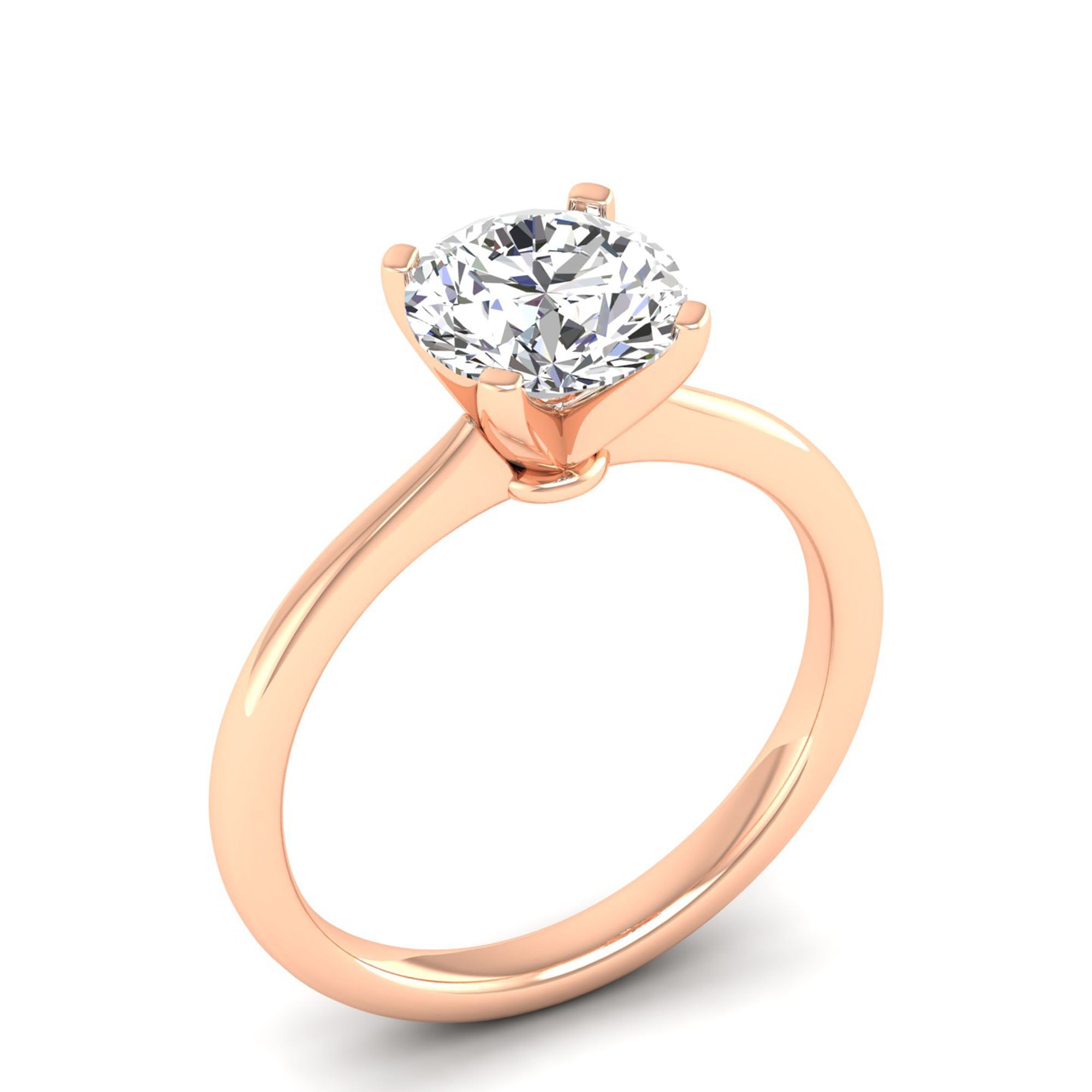 Celestar Classic Round Solitaire Ring 2.0 Carat