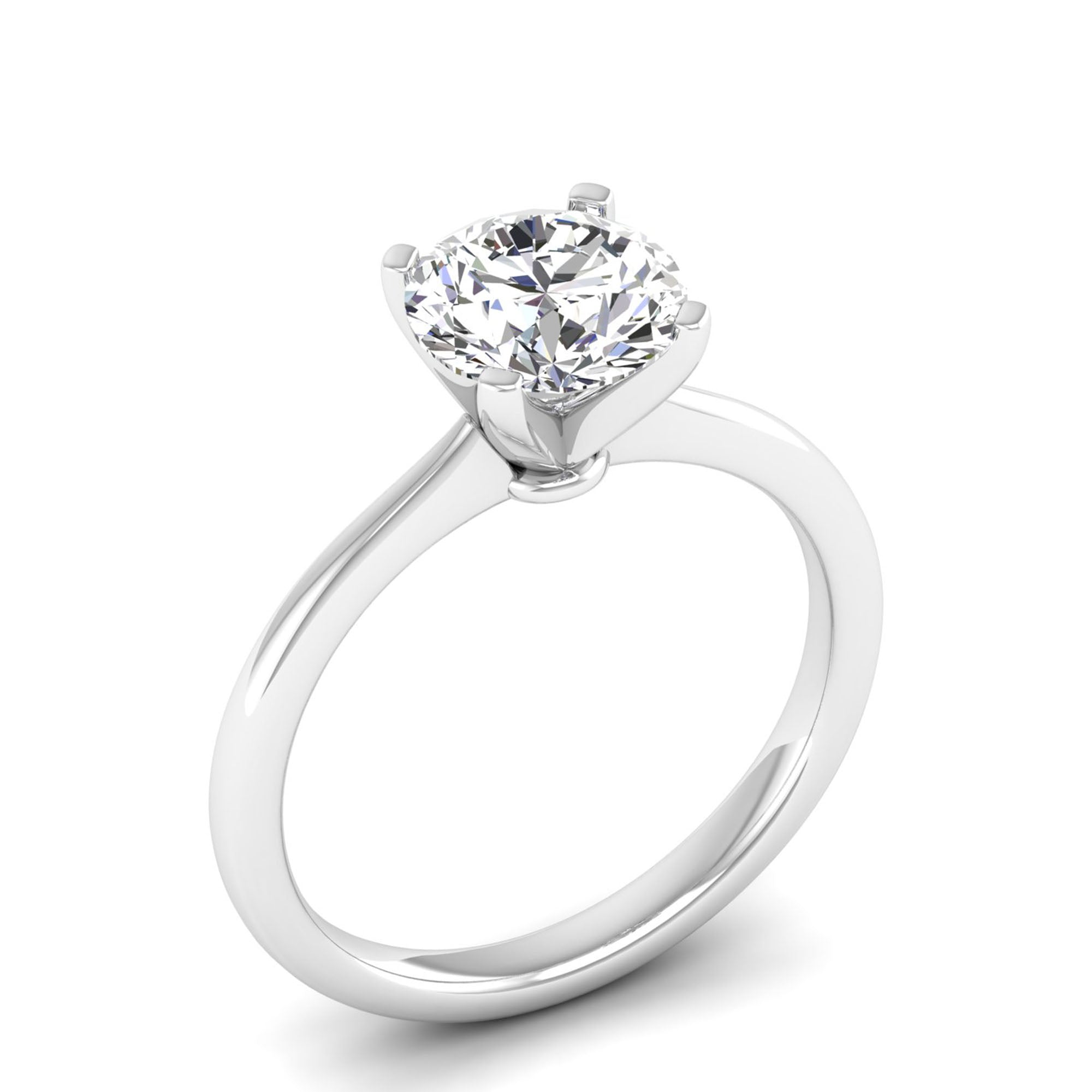 Celestar Classic Round Solitaire Ring 2.0 Carat