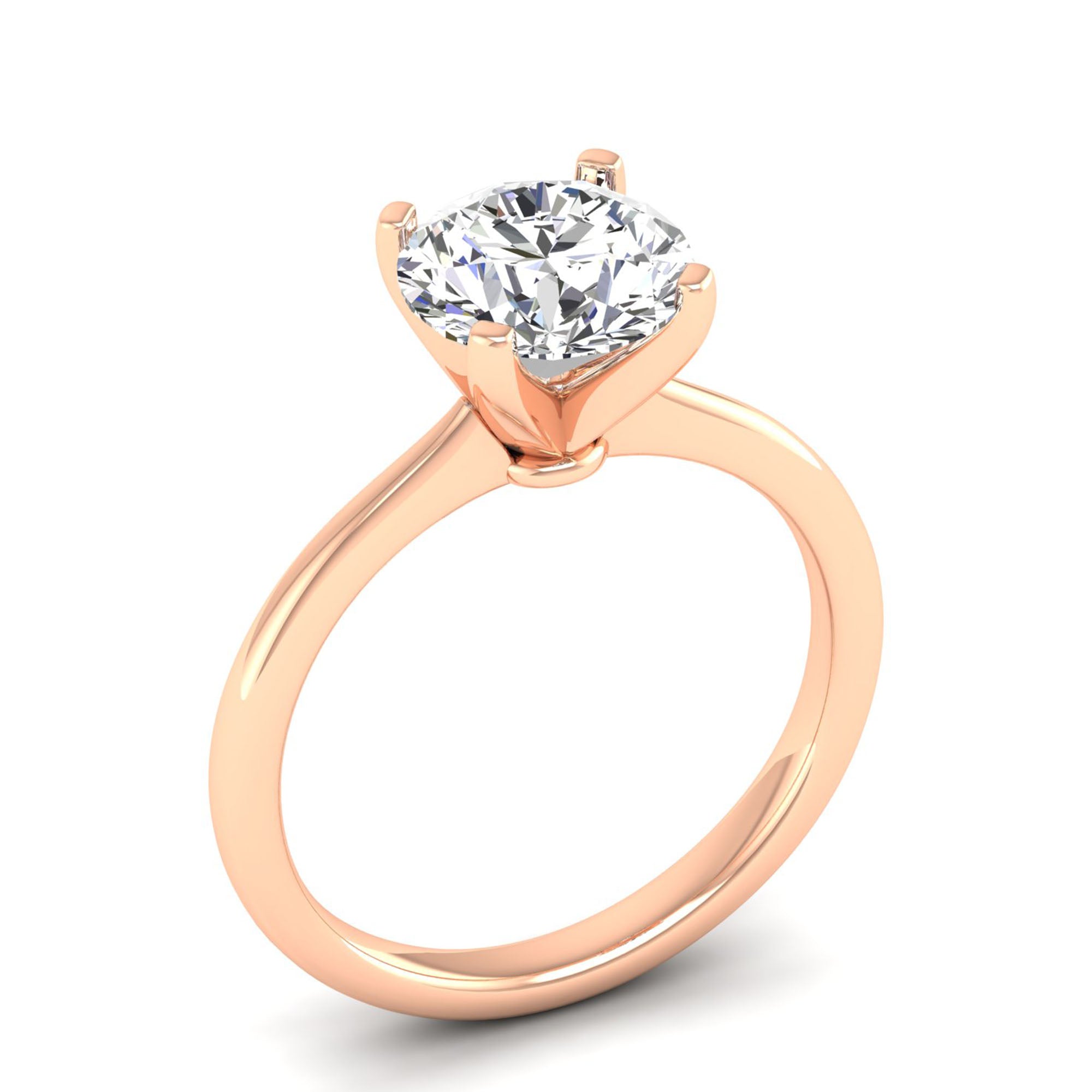 Celestar Classic Round Solitaire Ring 2.5 Carat