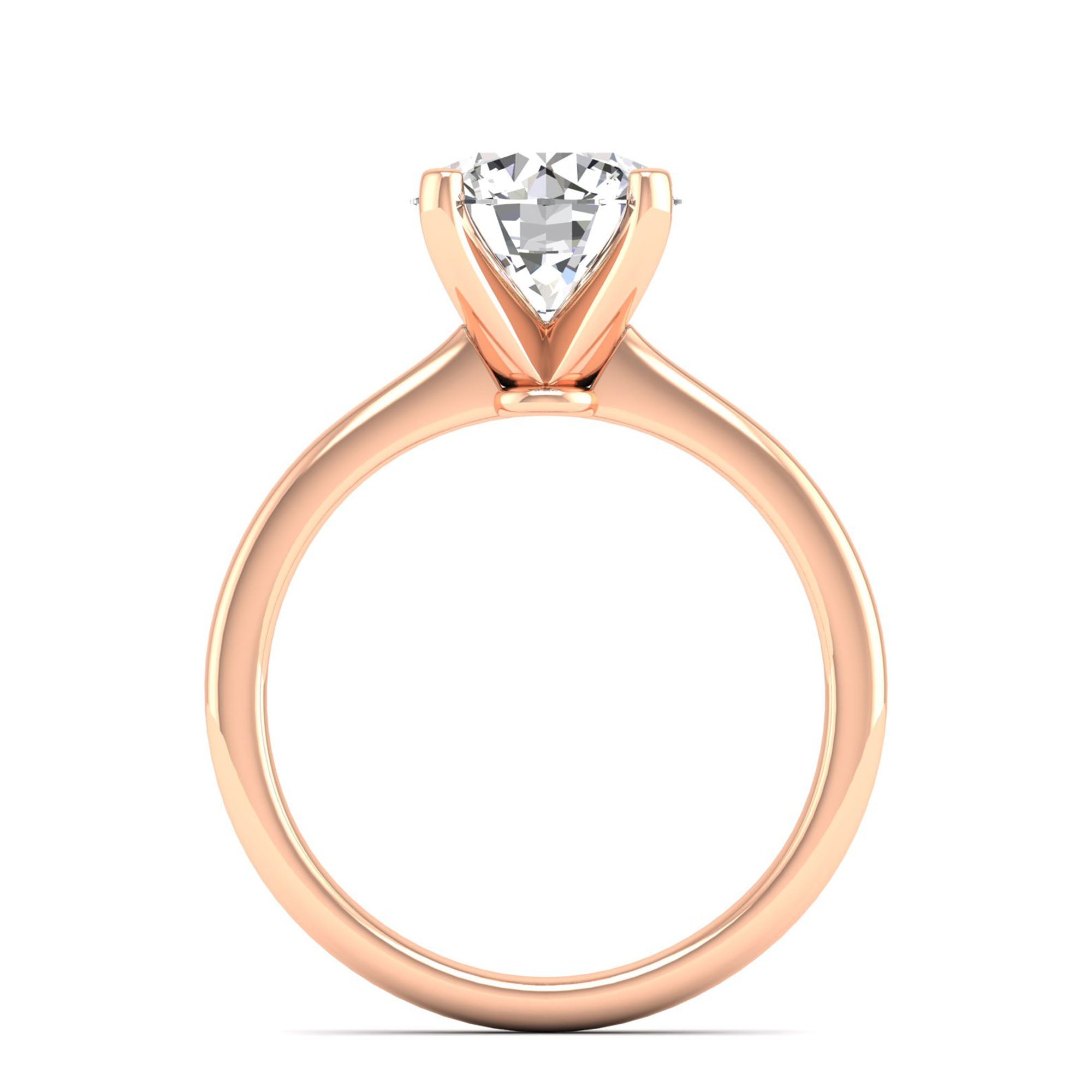 Celestar Classic Round Solitaire Ring 2.5 Carat