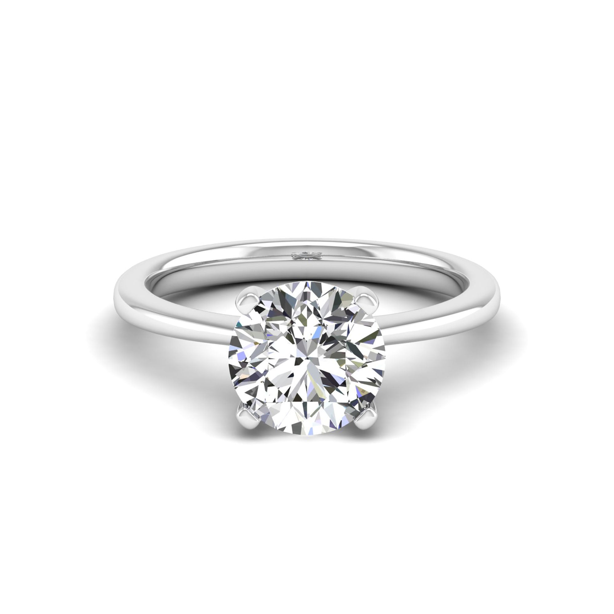 Celestar Classic Round Solitaire Ring 2.5 Carat