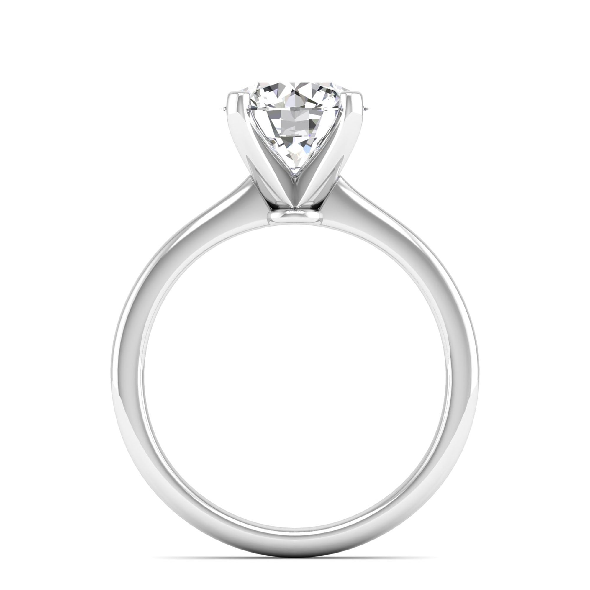 Celestar Classic Round Solitaire Ring 2.5 Carat