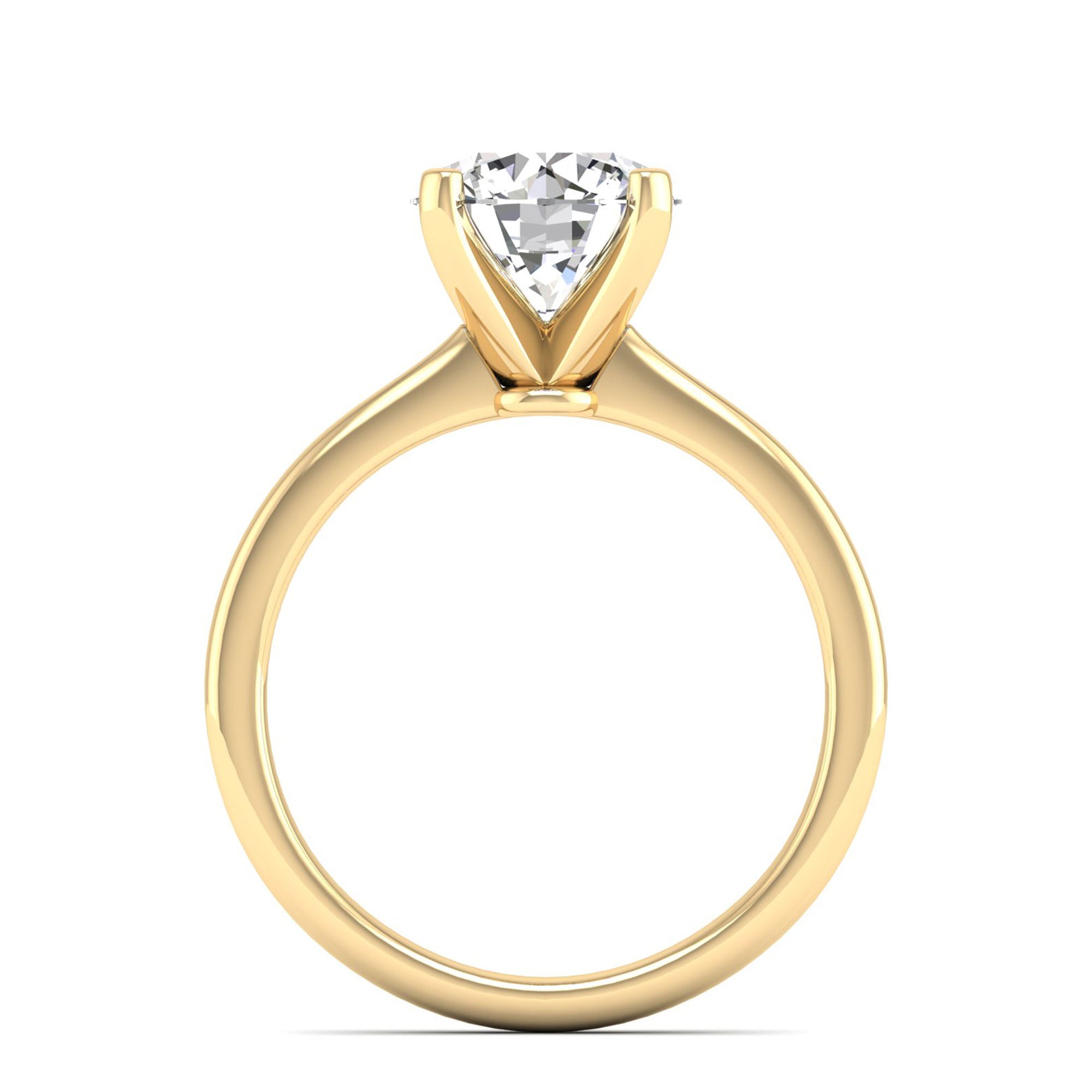 Celestar Classic Round Solitaire Ring 2.5 Carat