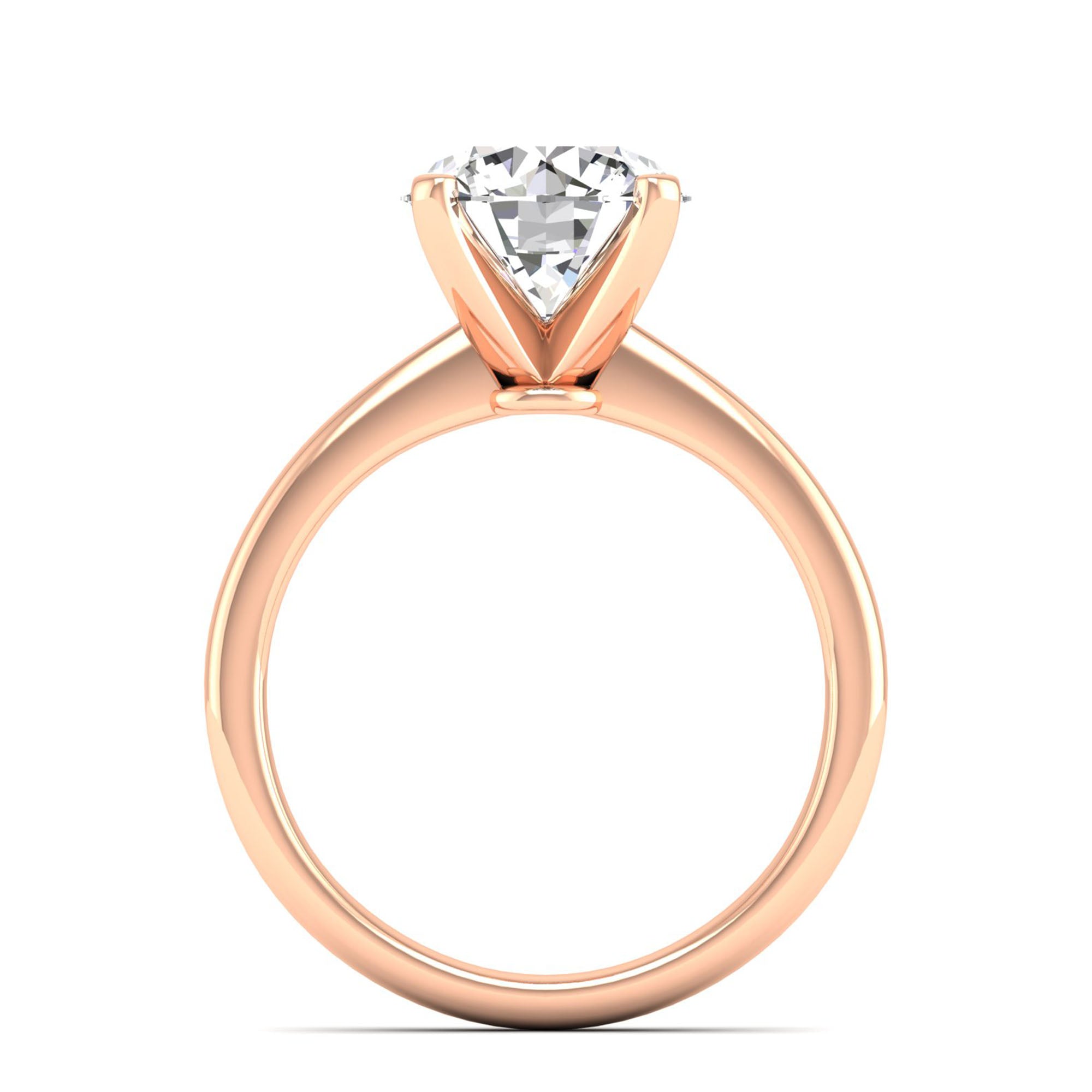 Celestar Classic Round Solitaire Ring 3.0 Carat