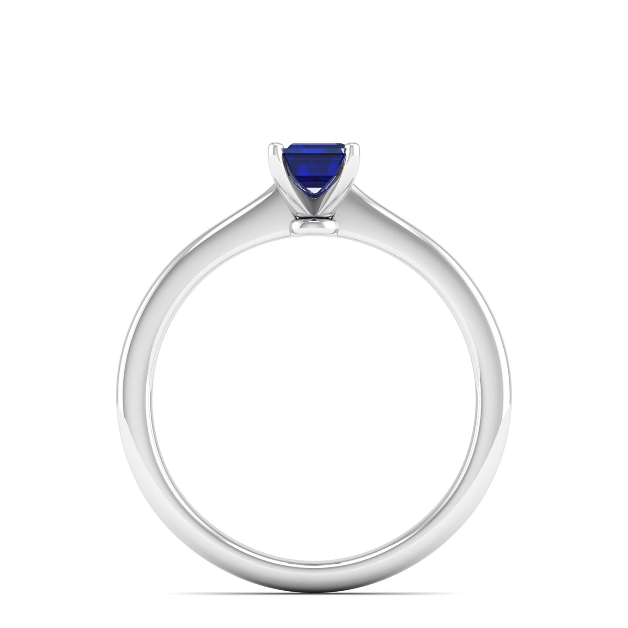 Celestar Emerald-Cut Sapphire Solitaire Ring 1.00 Carat
