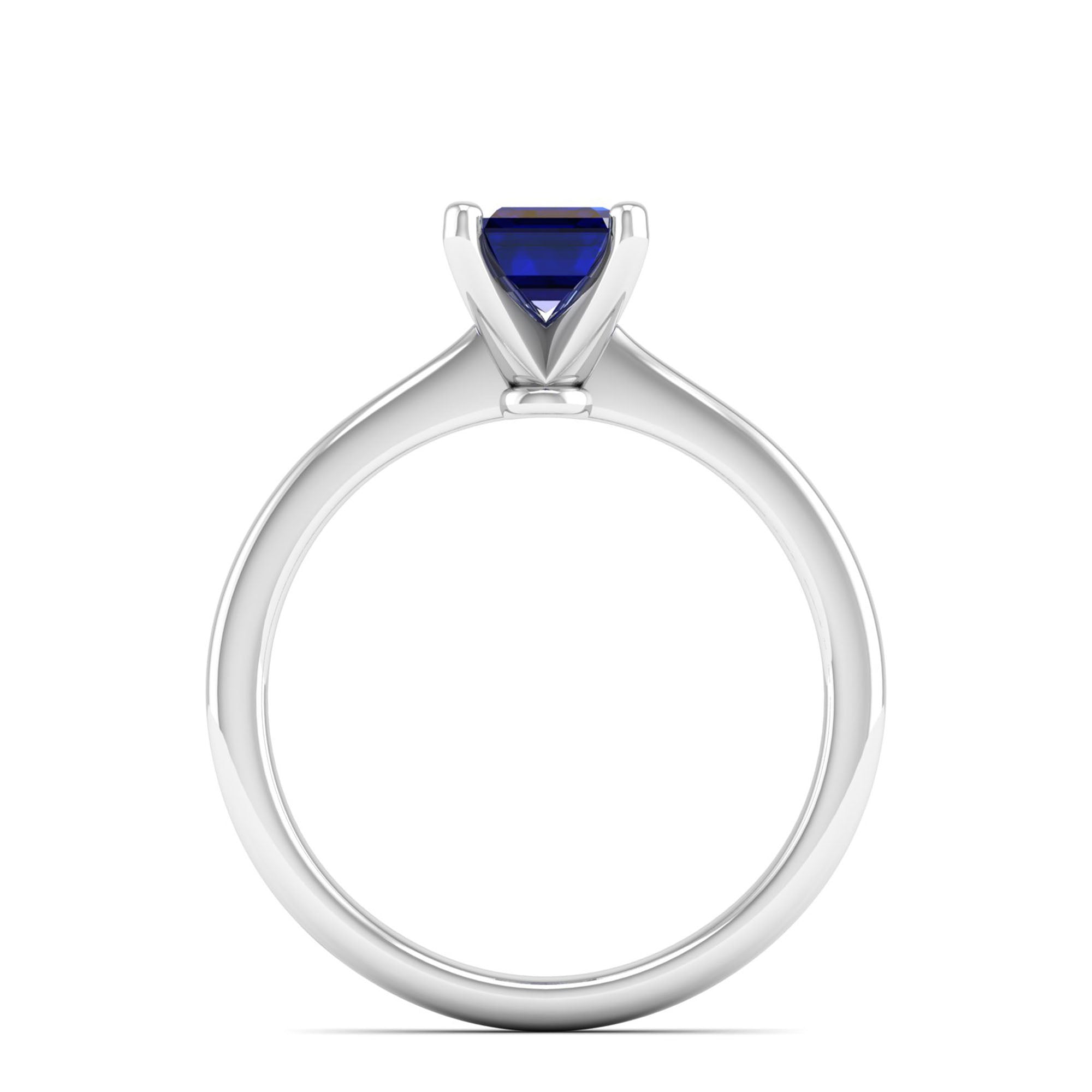Celestar Emerald-Cut Sapphire Solitaire Ring 1.50 Carat