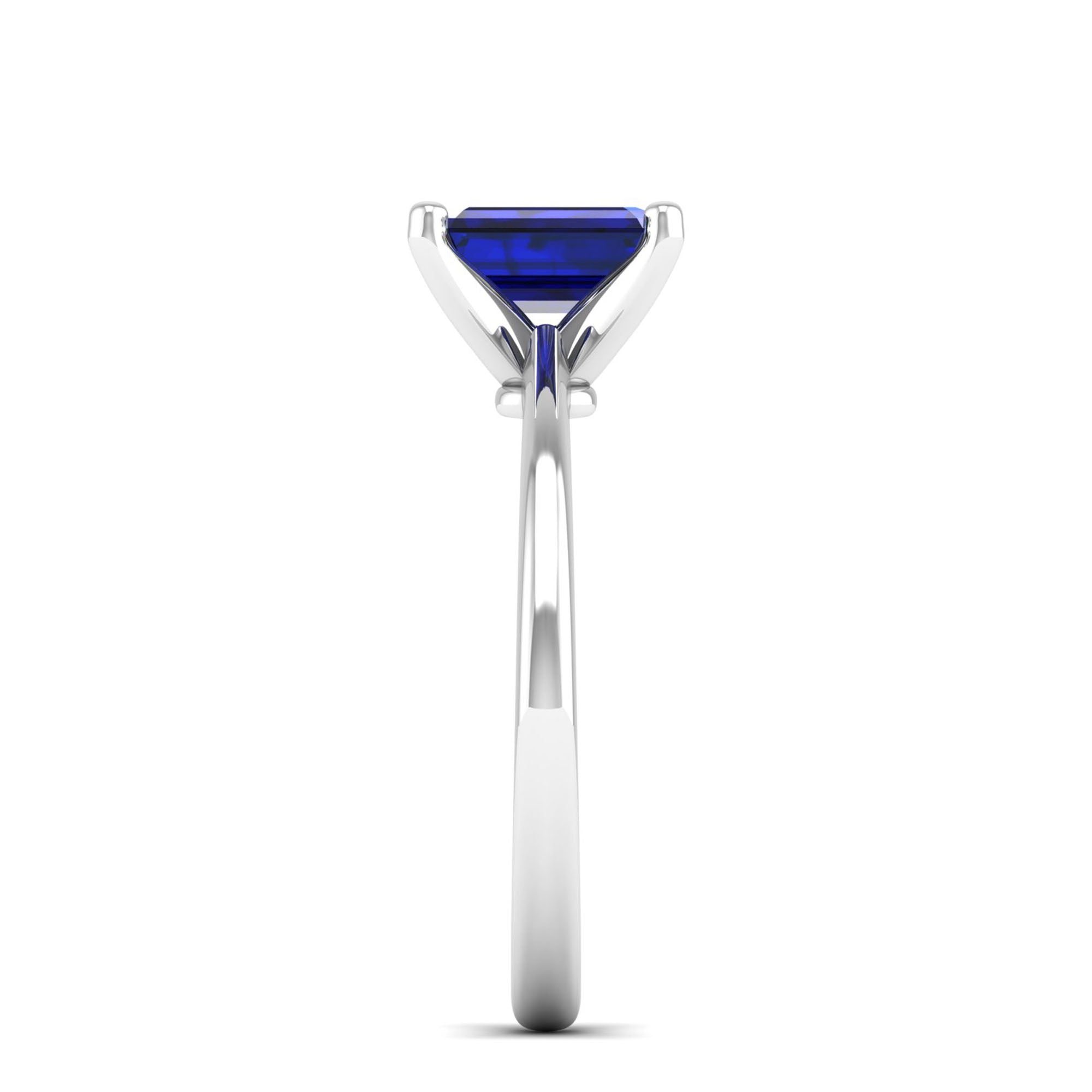 Celestar Emerald-Cut Sapphire Solitaire Ring 1.50 Carat