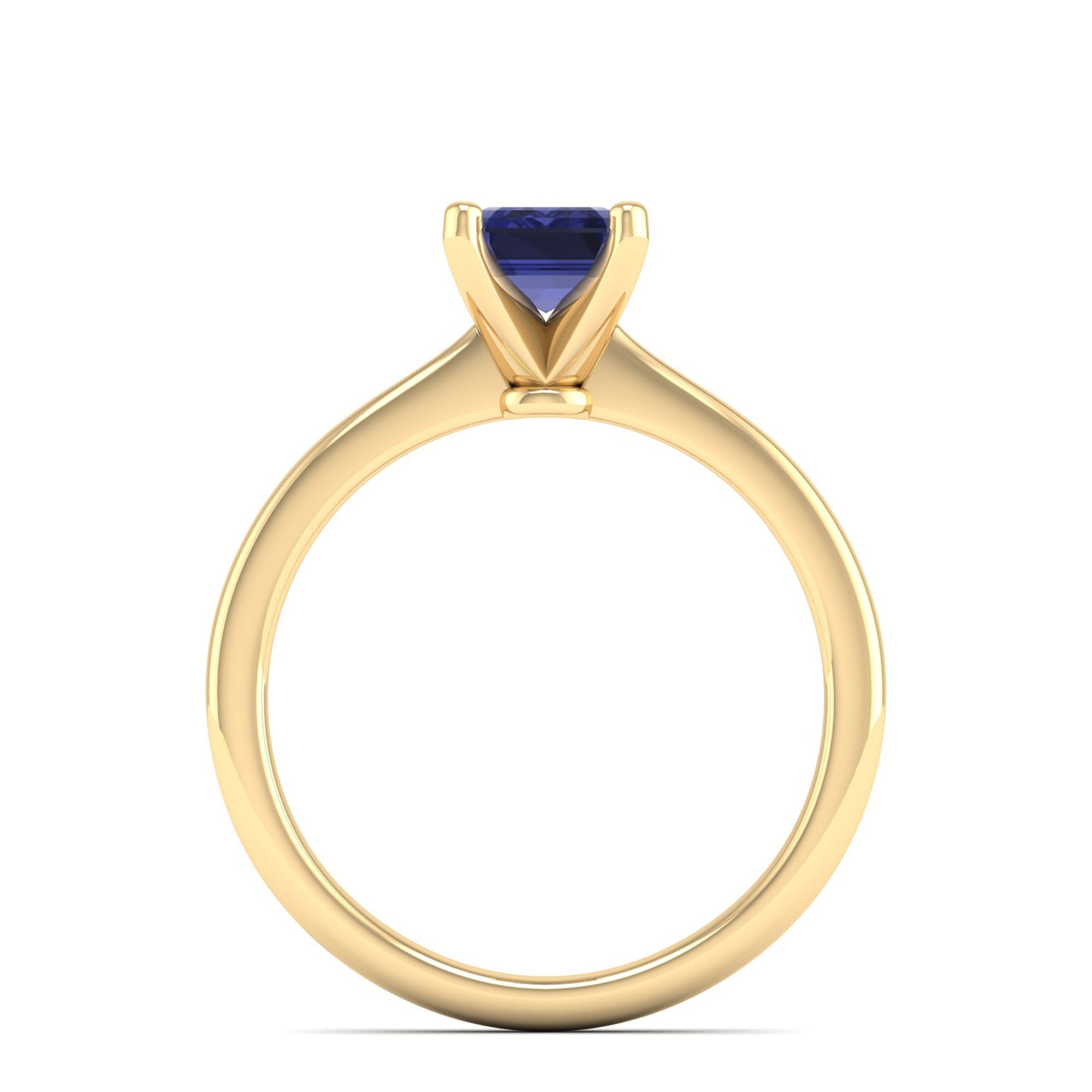 Celestar Emerald-Cut Tanzanite Solitaire Ring 1.50 Carat