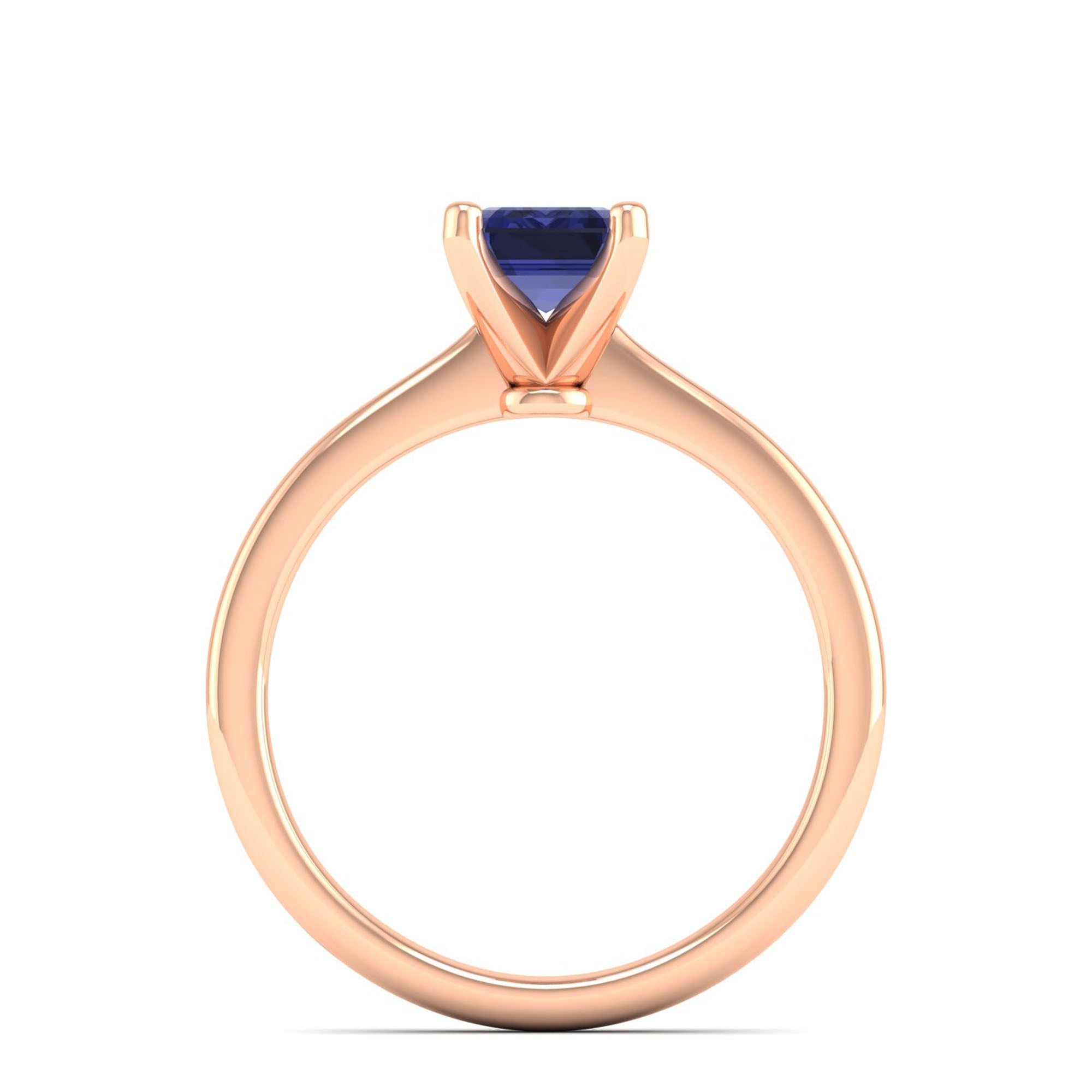 Celestar Emerald-Cut Tanzanite Solitaire Ring 1.50 Carat