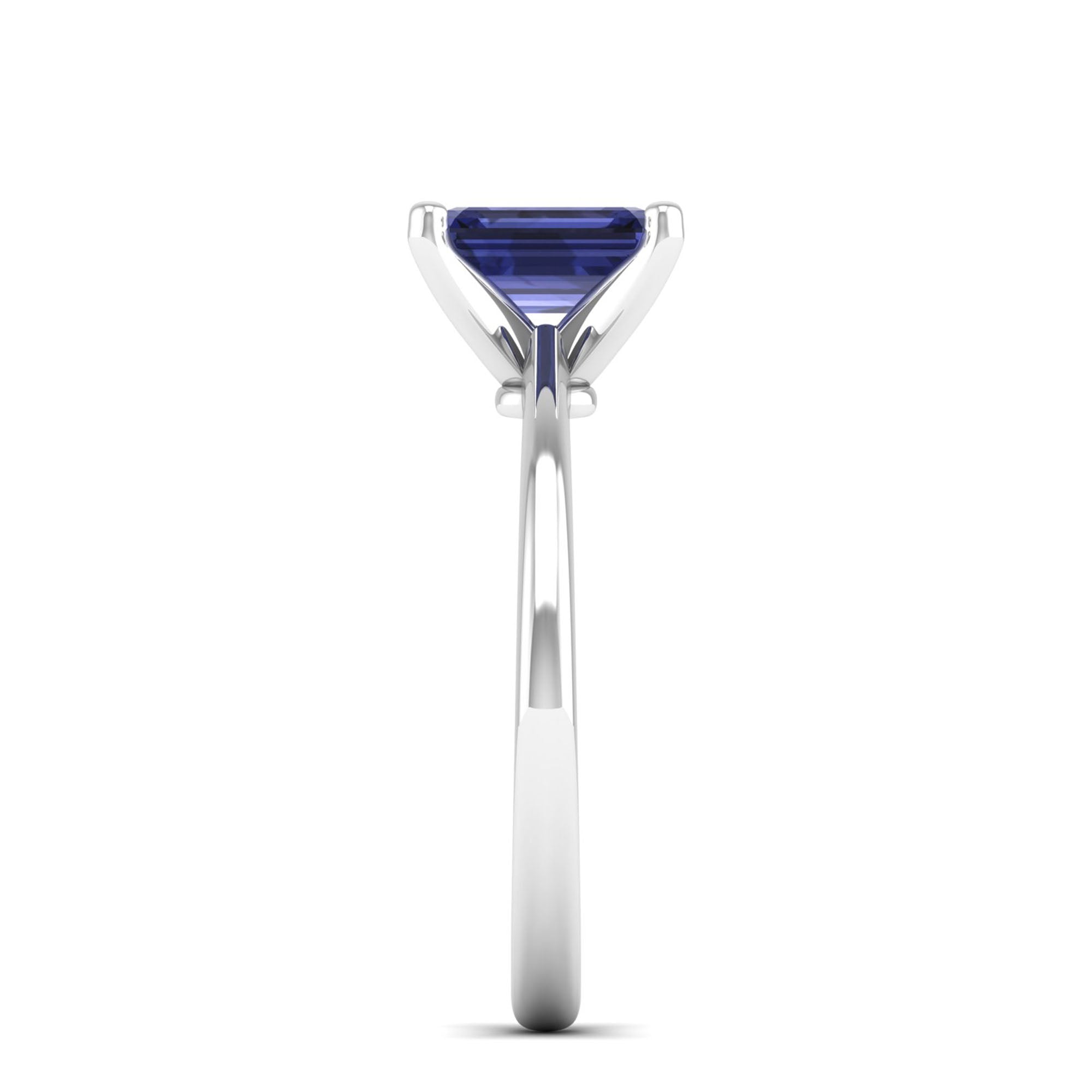 Celestar Emerald-Cut Tanzanite Solitaire Ring 1.50 Carat