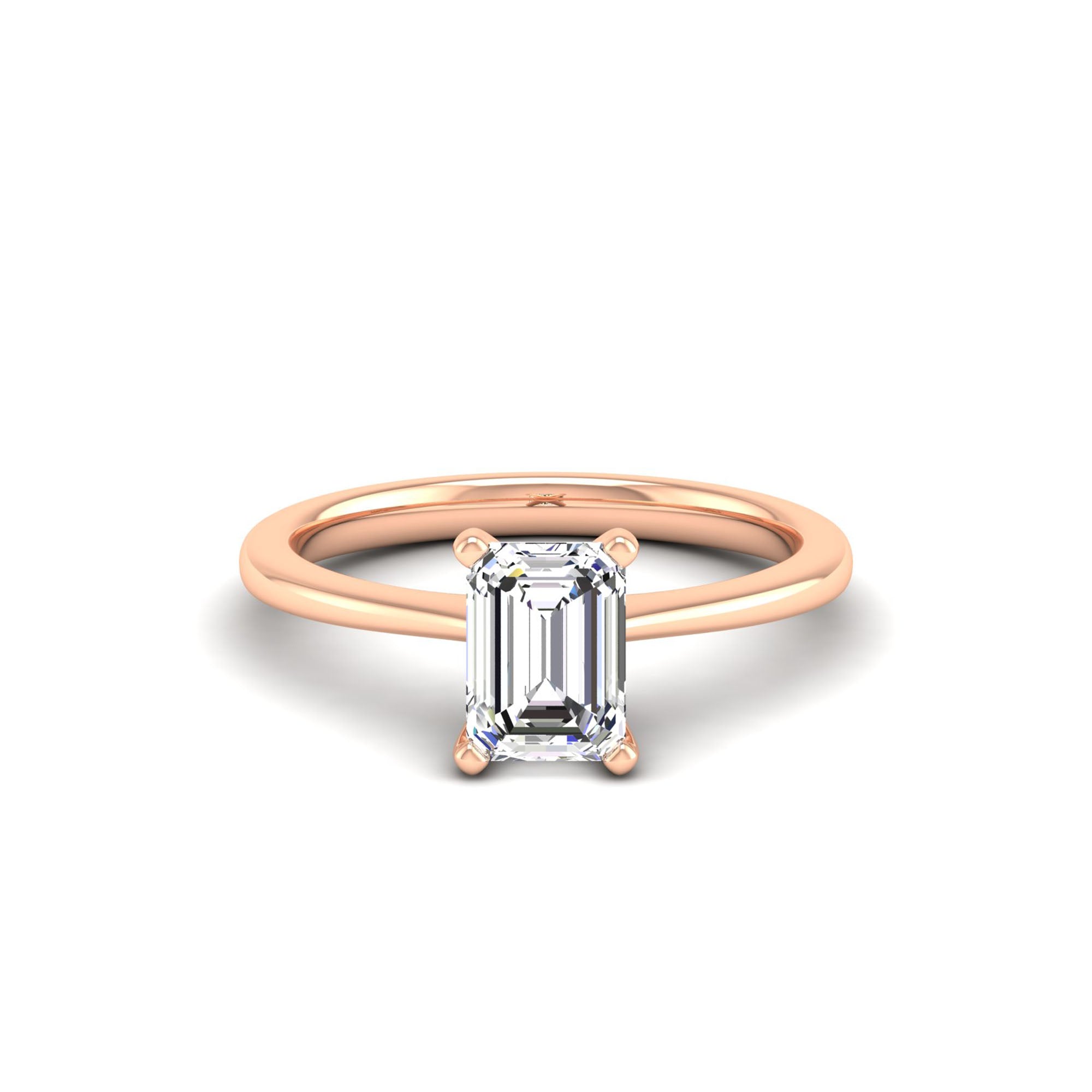 Celestar Emerald-Cut Diamond Solitaire Ring 1.50 Carat
