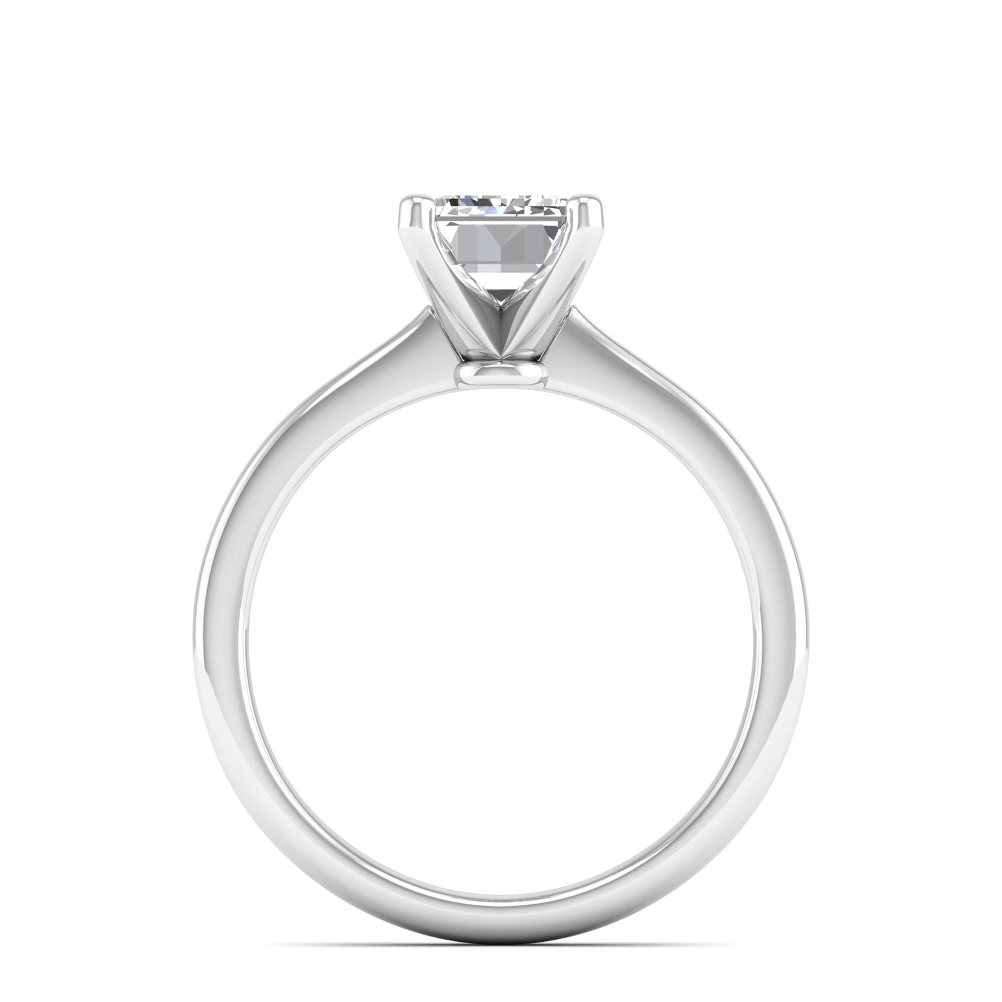 Celestar Emerald-Cut Diamond Solitaire Ring 2.00 Carat