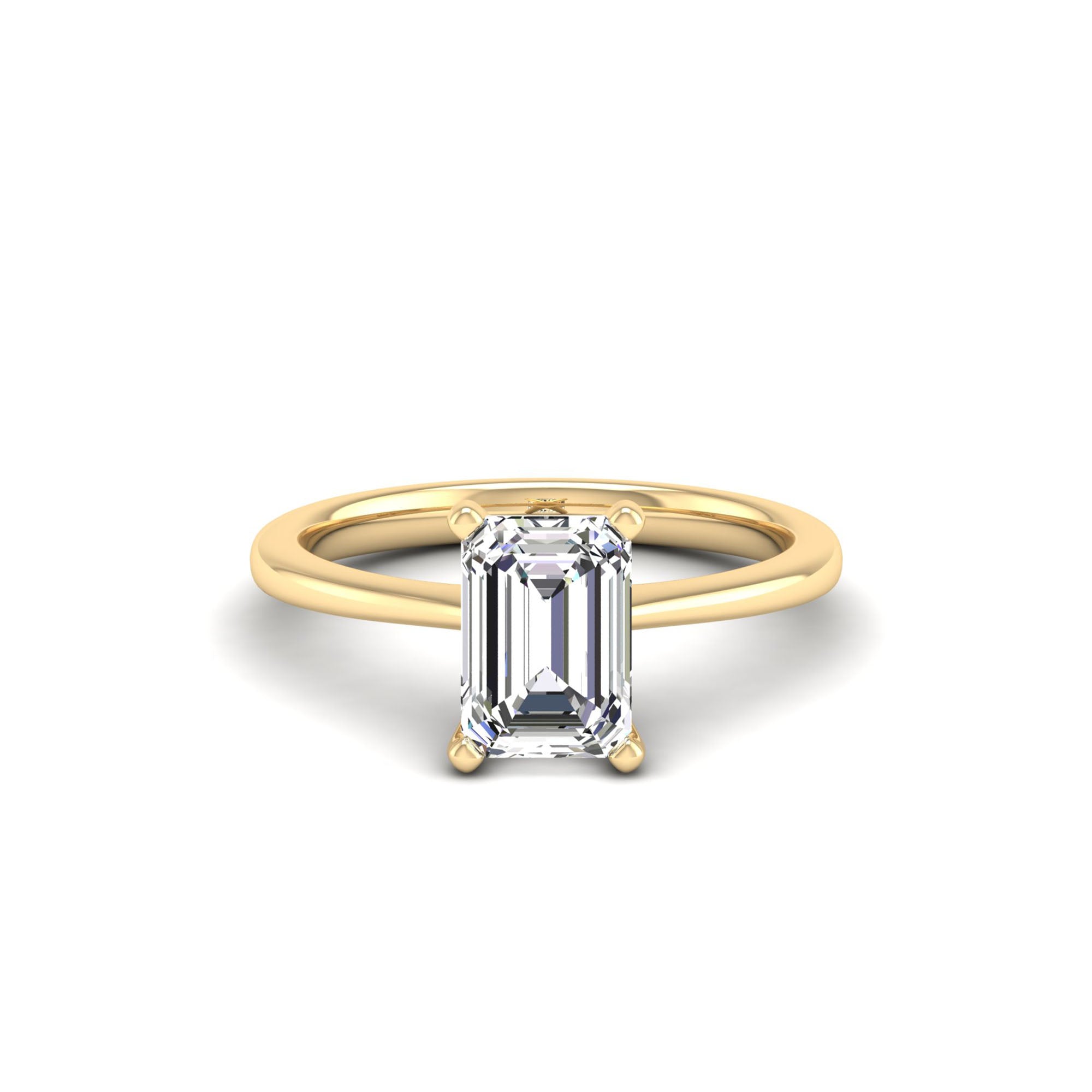 Celestar Emerald-Cut Diamond Solitaire Ring 2.00 Carat