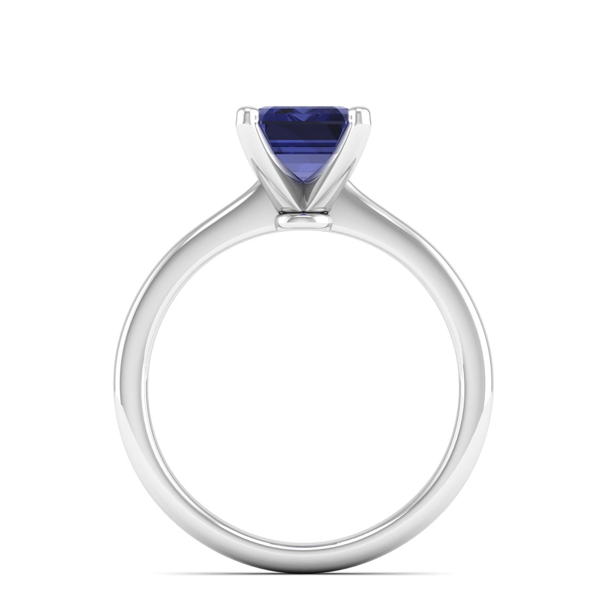 Celestar Emerald-Cut Tanzanite Solitaire Ring 2.50 Carat