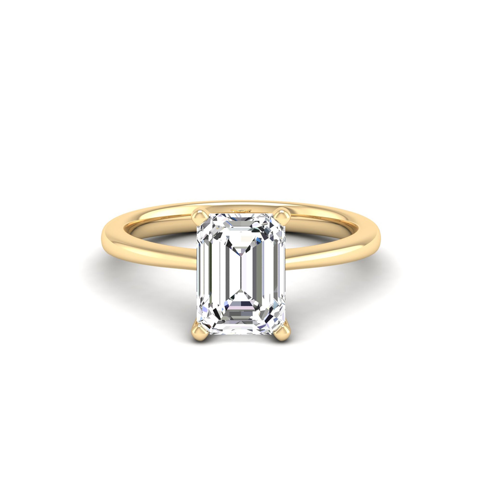 Celestar Emerald-Cut Diamond Solitaire Ring 2.50 Carat