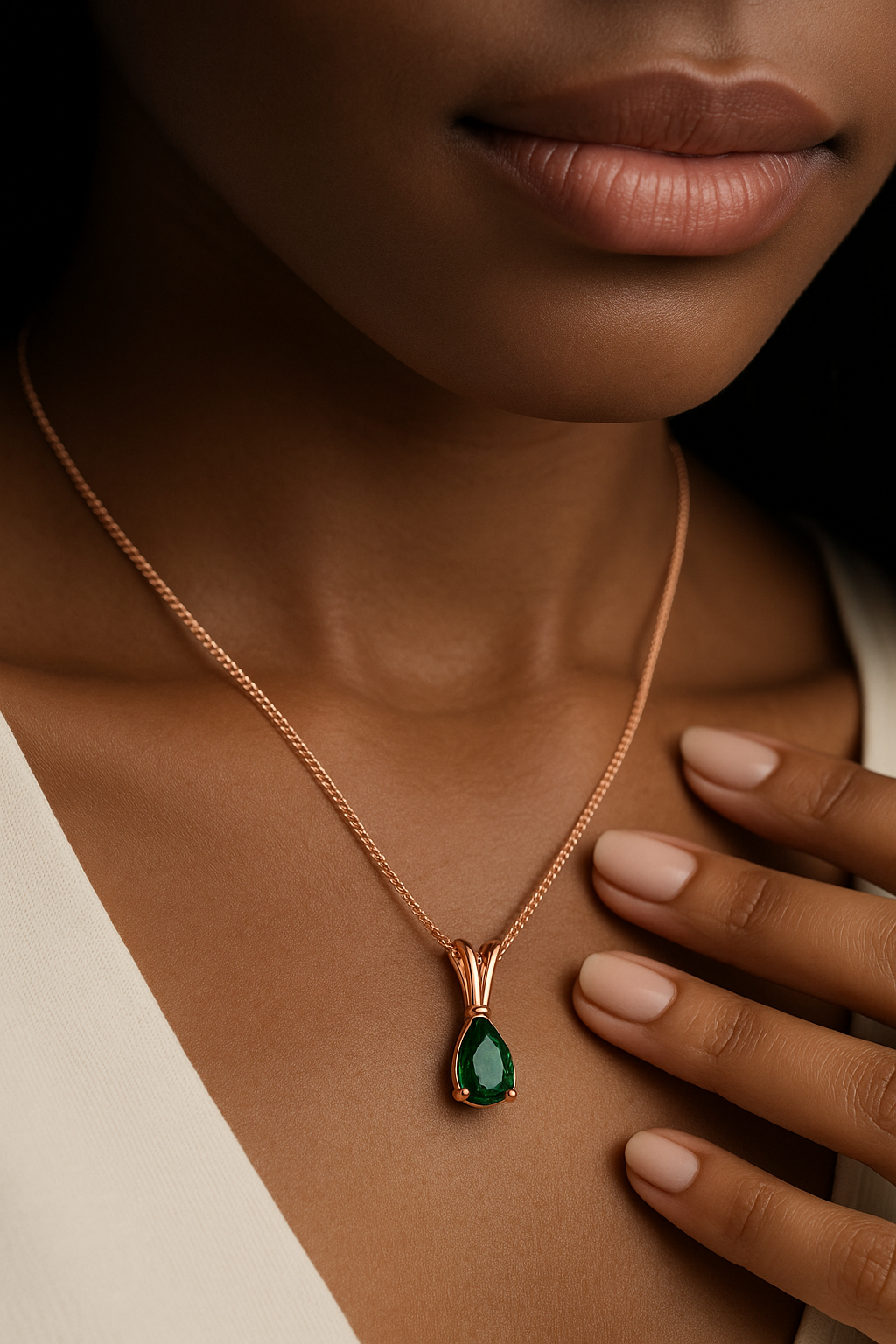 Solitair Gemstone Pendent