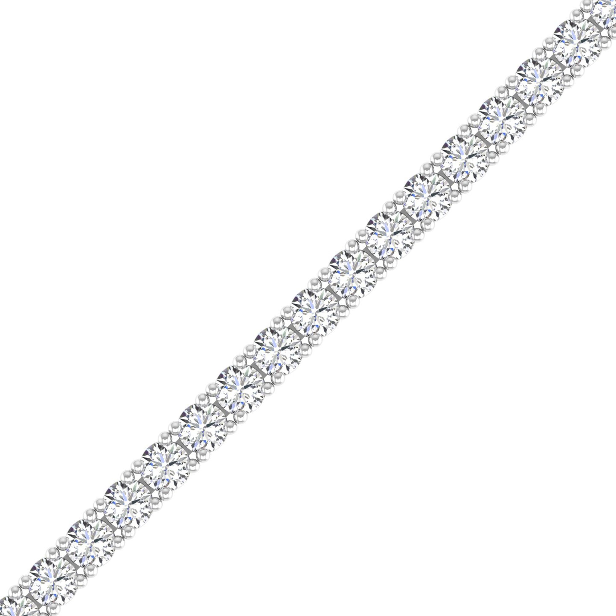 Lab Grown Diamond Tennis Bracelet – Round Cut 2.0 Carat