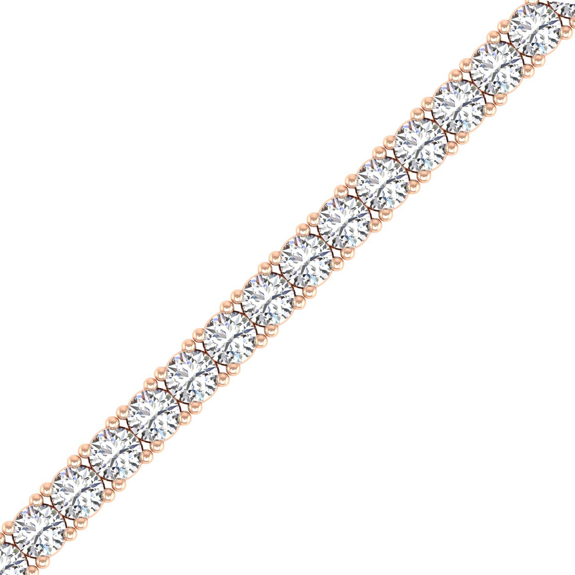 Lab Grown Diamond Tennis Bracelet – Round Cut 3.0 Carat