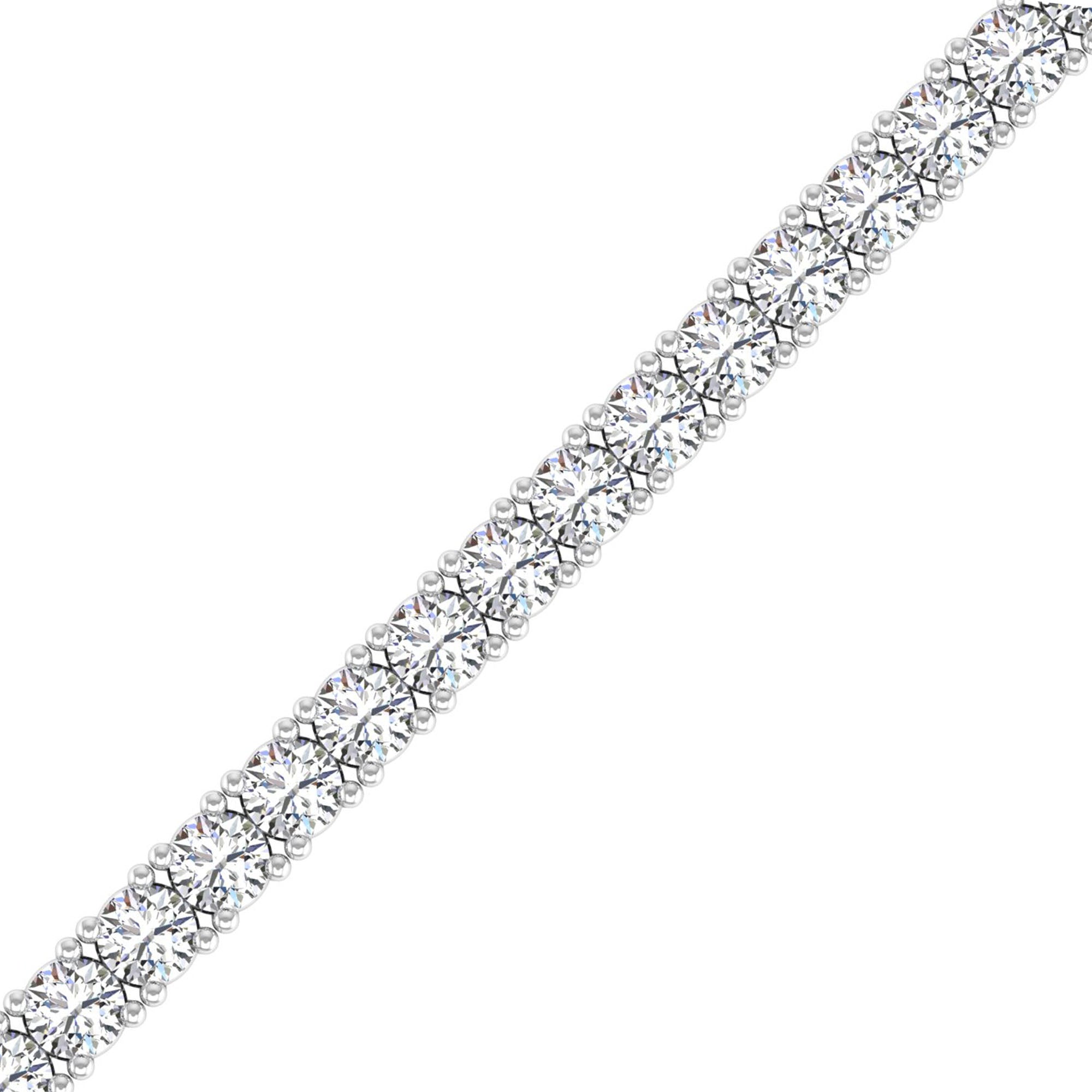 Lab Grown Diamond Tennis Bracelet – Round Cut 3.0 Carat