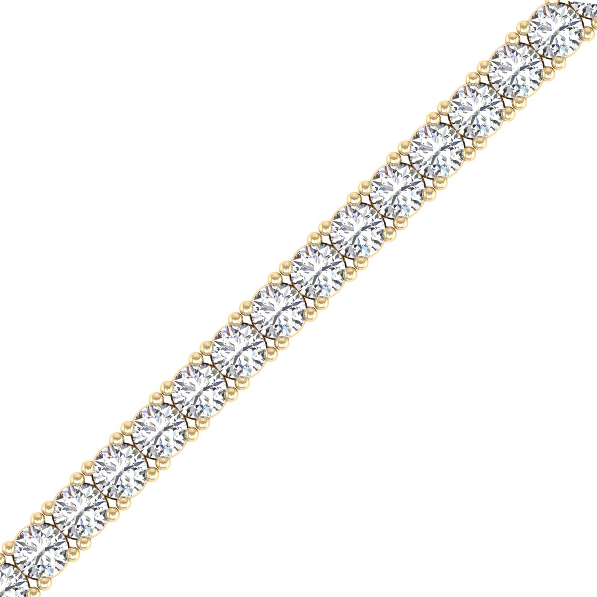 Lab Grown Diamond Tennis Bracelet – Round Cut 3.0 Carat