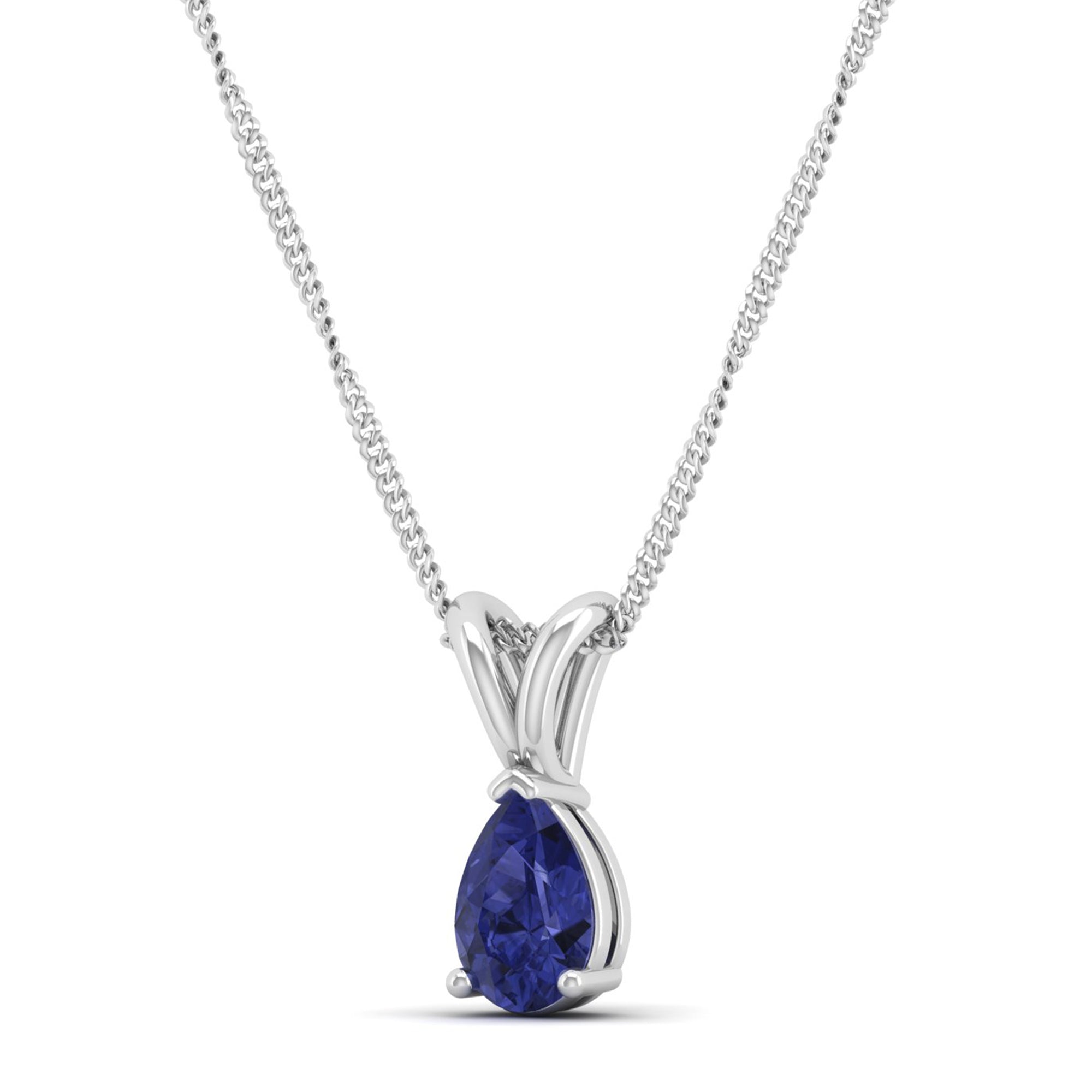 Pear cut Tanzanite Pendant 0.5 Carat