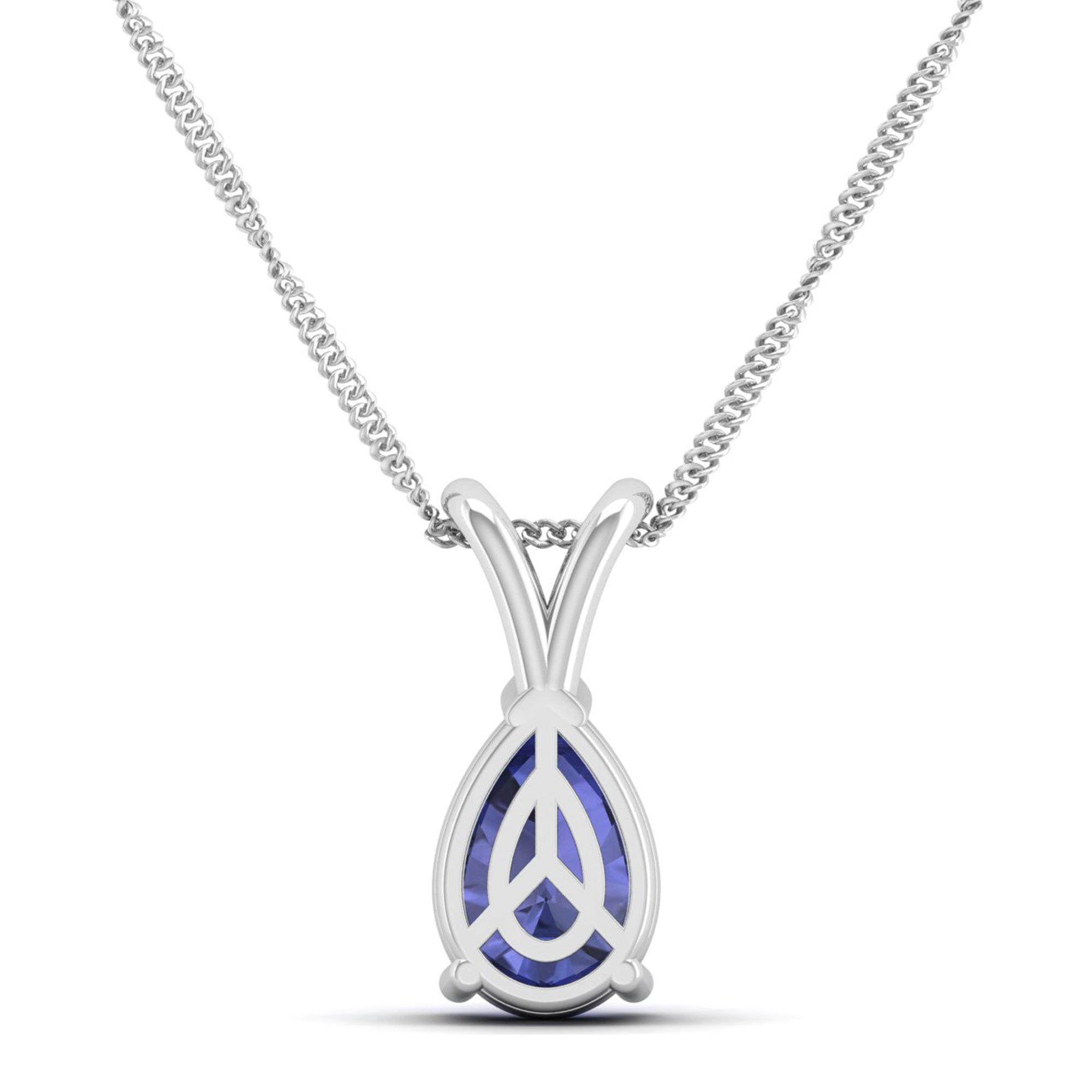 Pear Cut Tanzanite Pendant 1.5 Carat