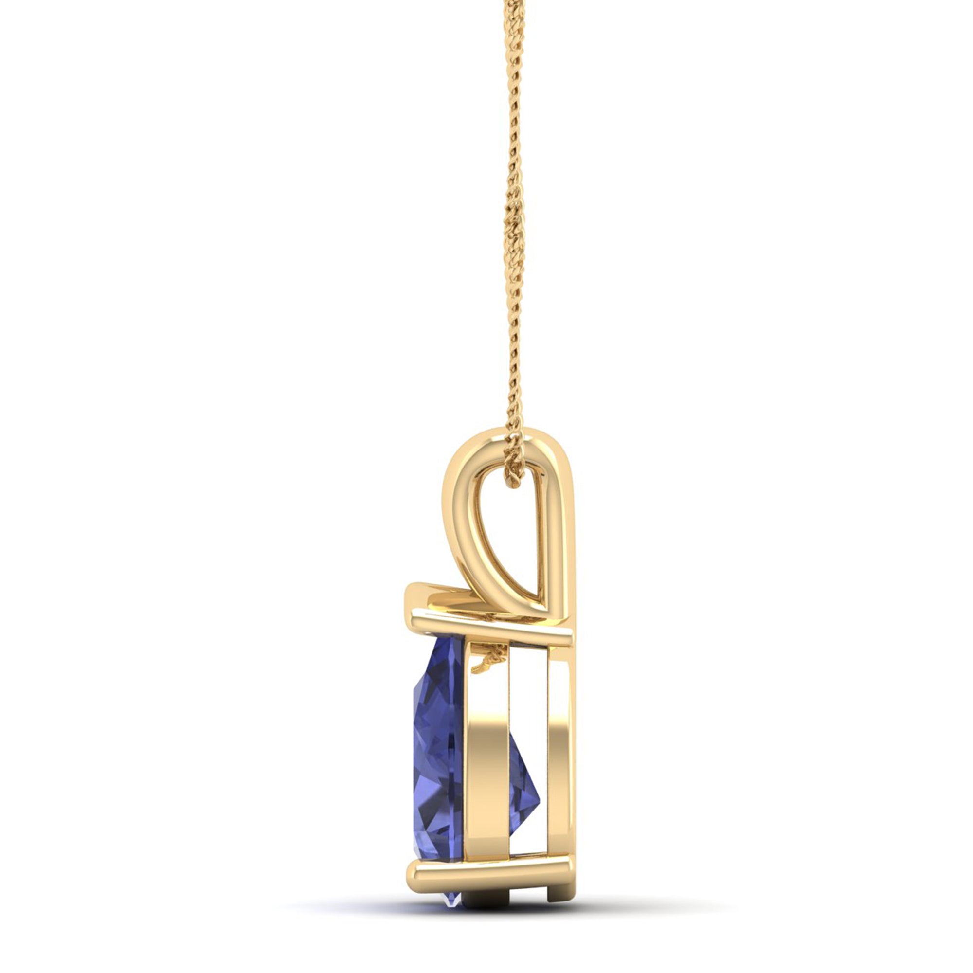 Pear Cut Tanzanite Pendant 1.5 Carat