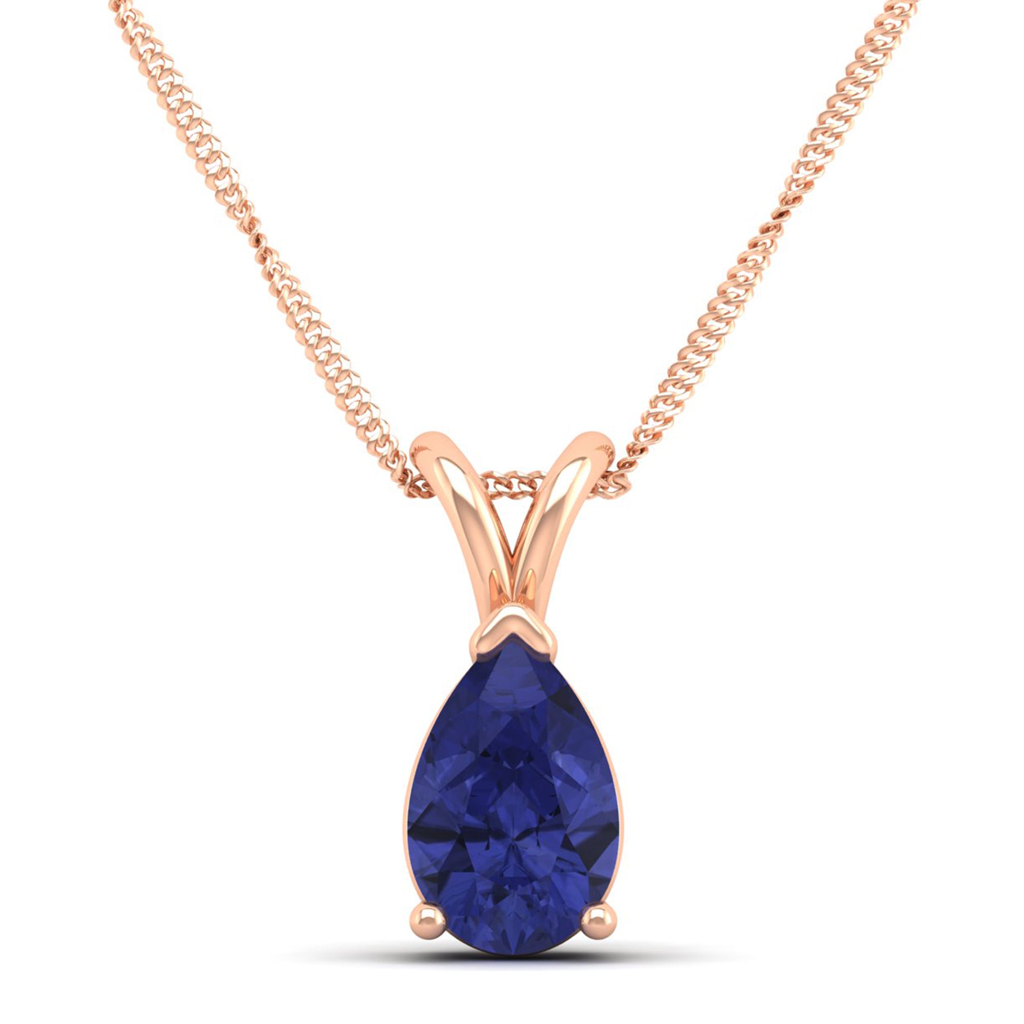 Pear Cut Tanzanite Pendant 2.0 Carat