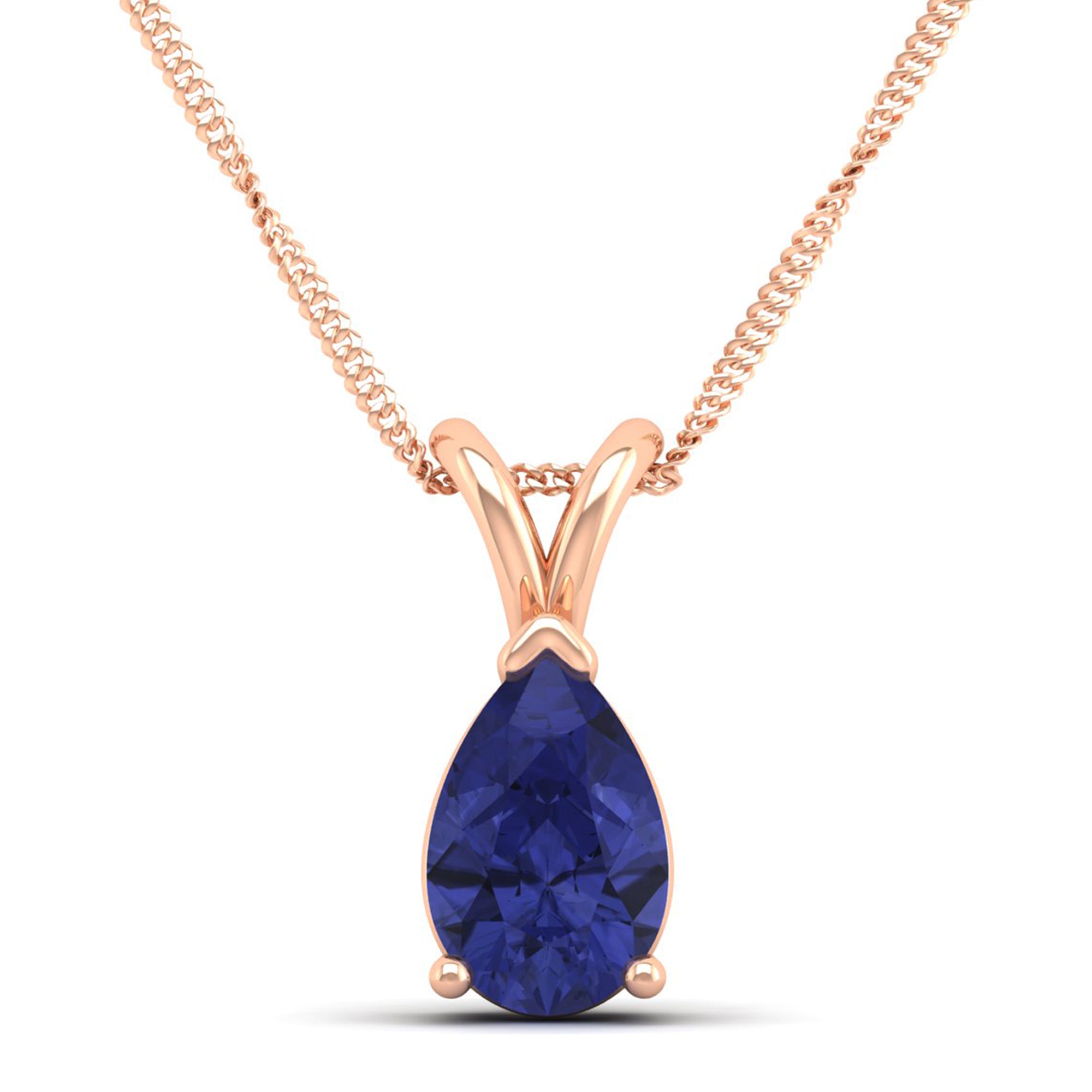 Pear Cut Tanzanite Pendant 2.5 Carat