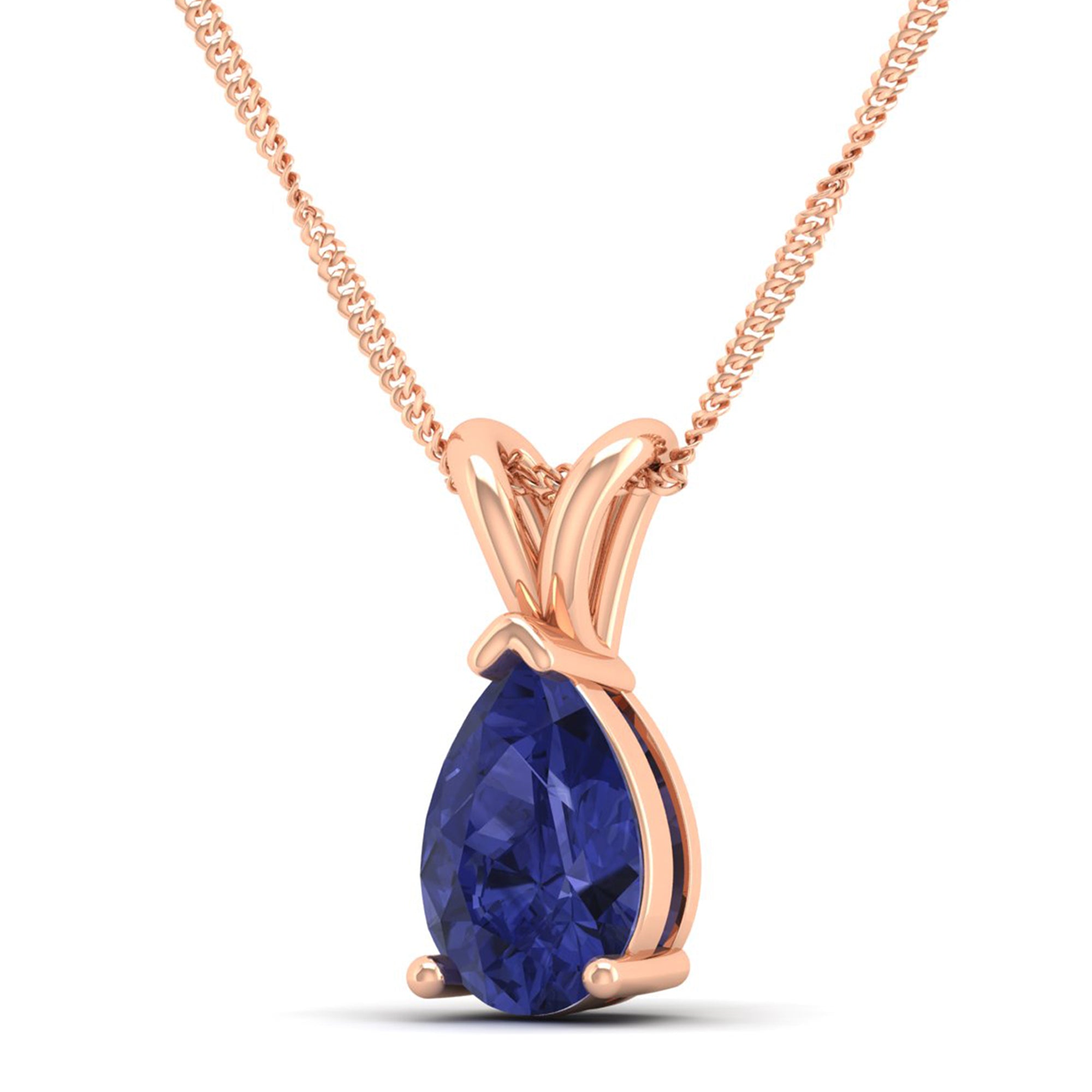 Pear Cut Tanzanite Pendant 2.5 Carat