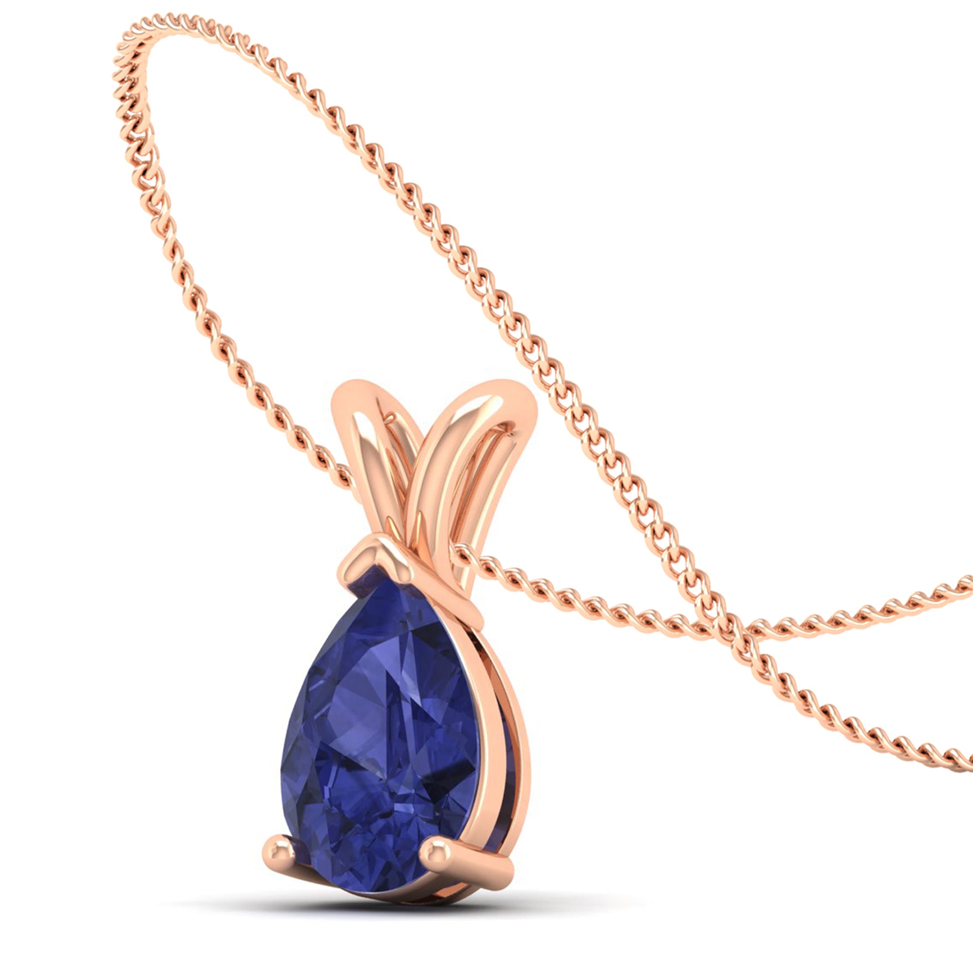 Pear Cut Tanzanite Pendant 2.5 Carat