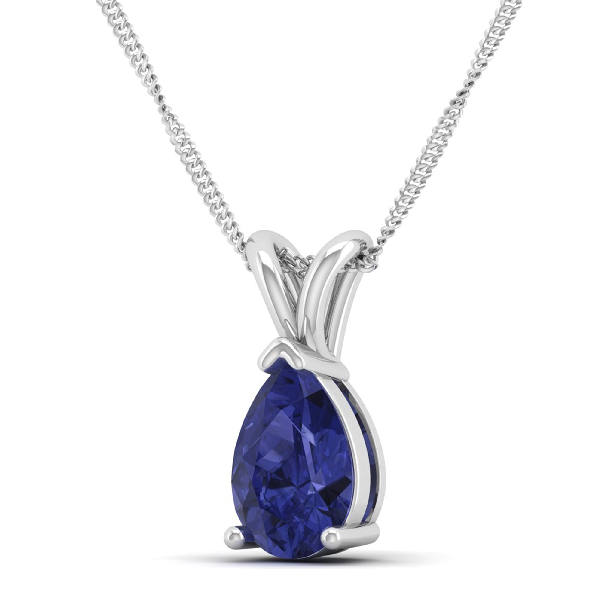 Pear Cut Tanzanite Pendant 2.5 Carat
