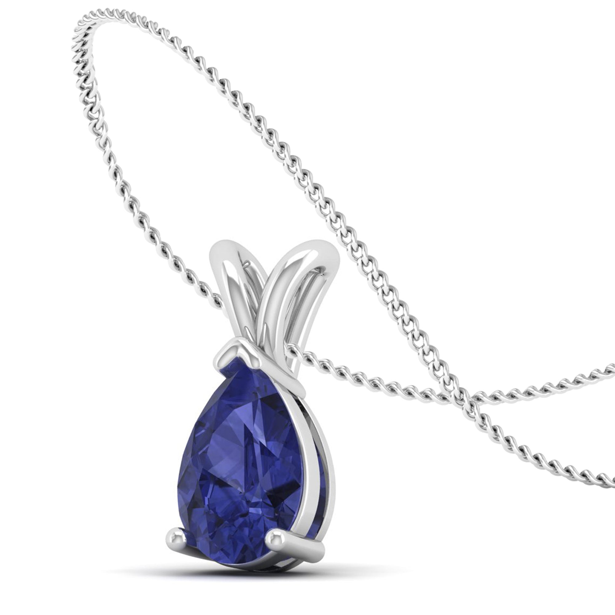 Pear Cut Tanzanite Pendant 2.5 Carat
