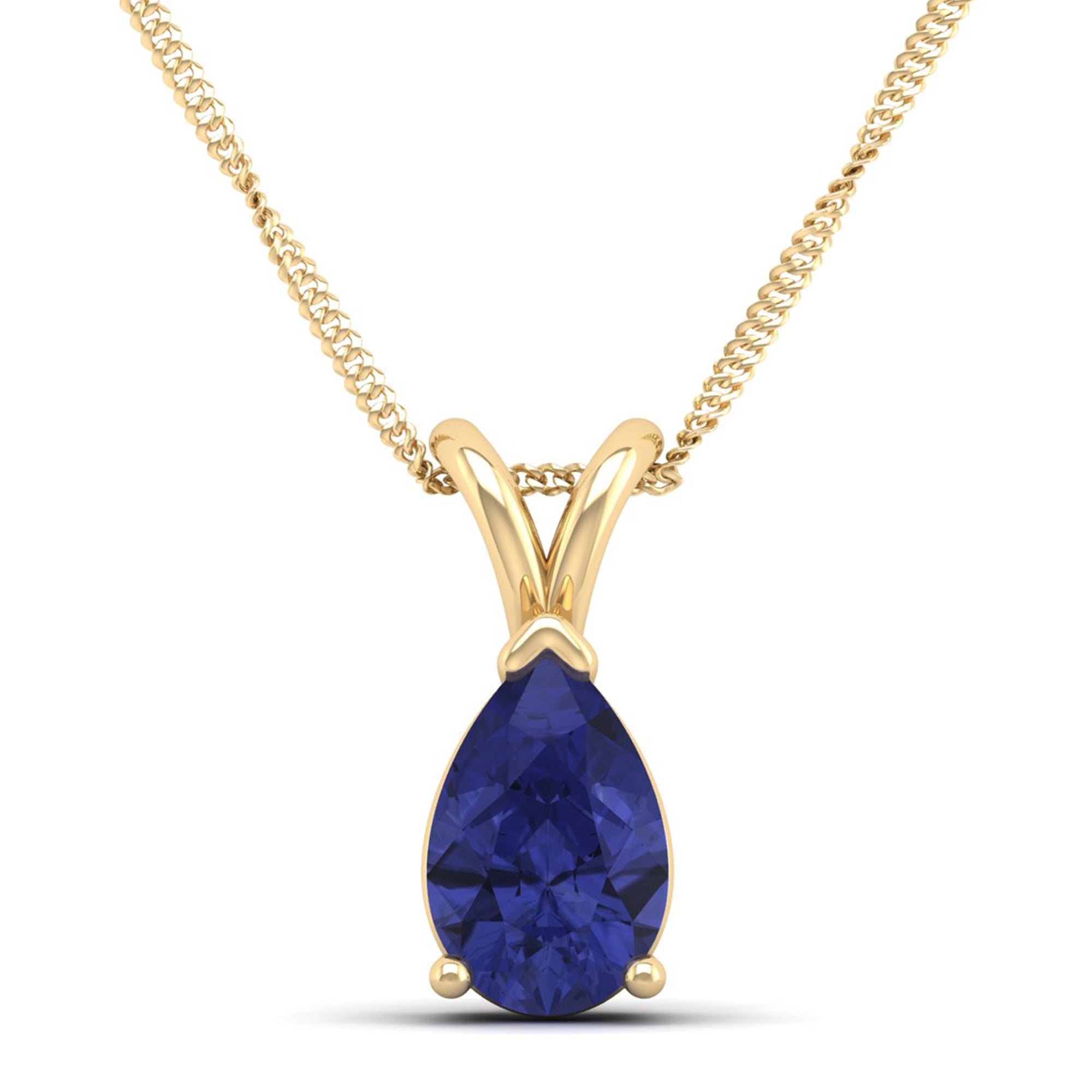 Pear Cut Tanzanite Pendant 2.5 Carat