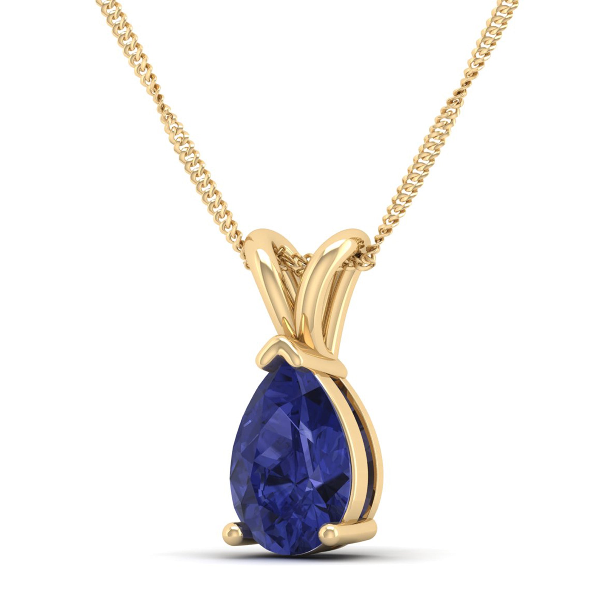 Pear Cut Tanzanite Pendant 2.5 Carat